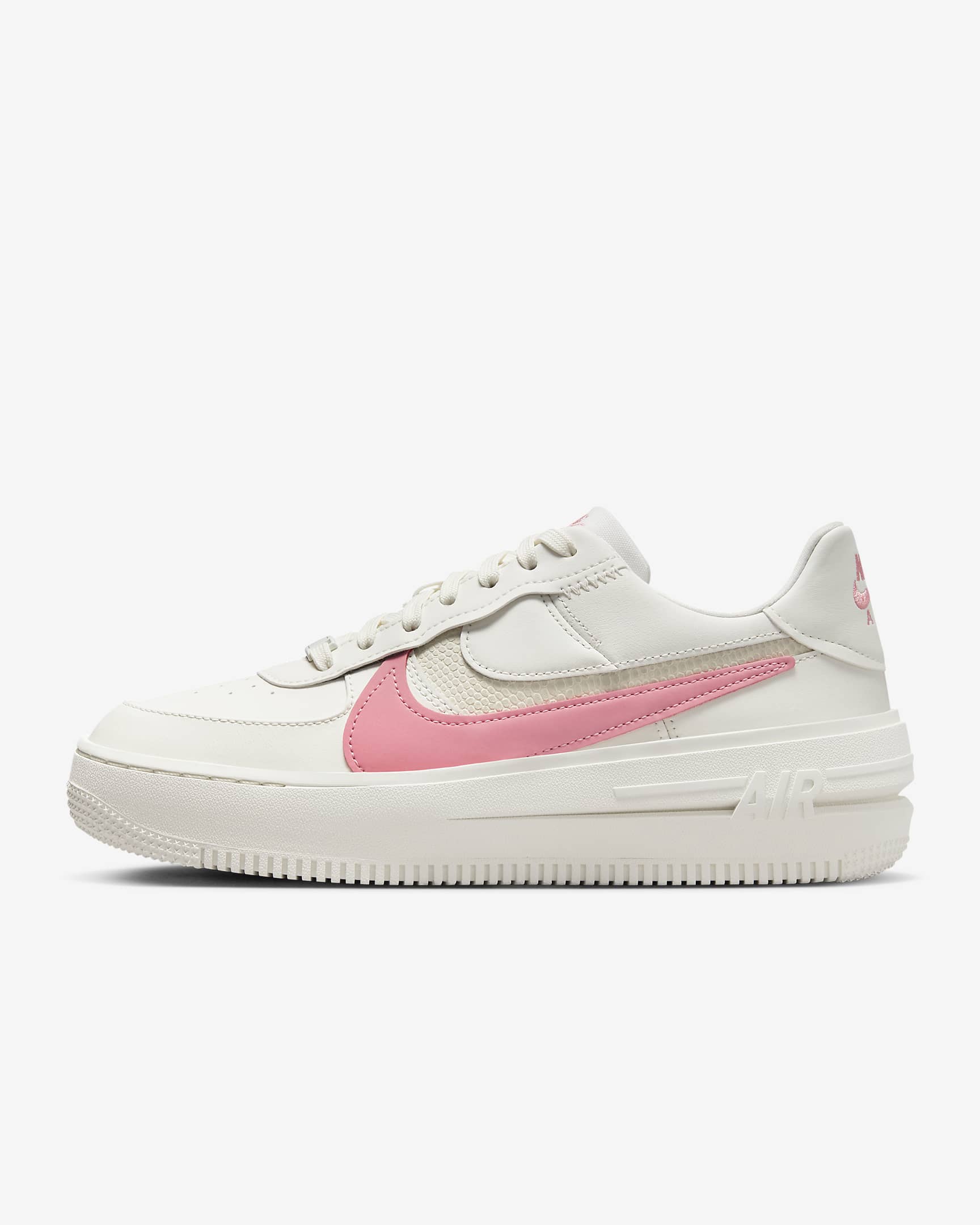 Nike Air Force 1 PLT.AF.ORM 女鞋 - Sail/Coconut Milk/Sea Coral/Coral Chalk