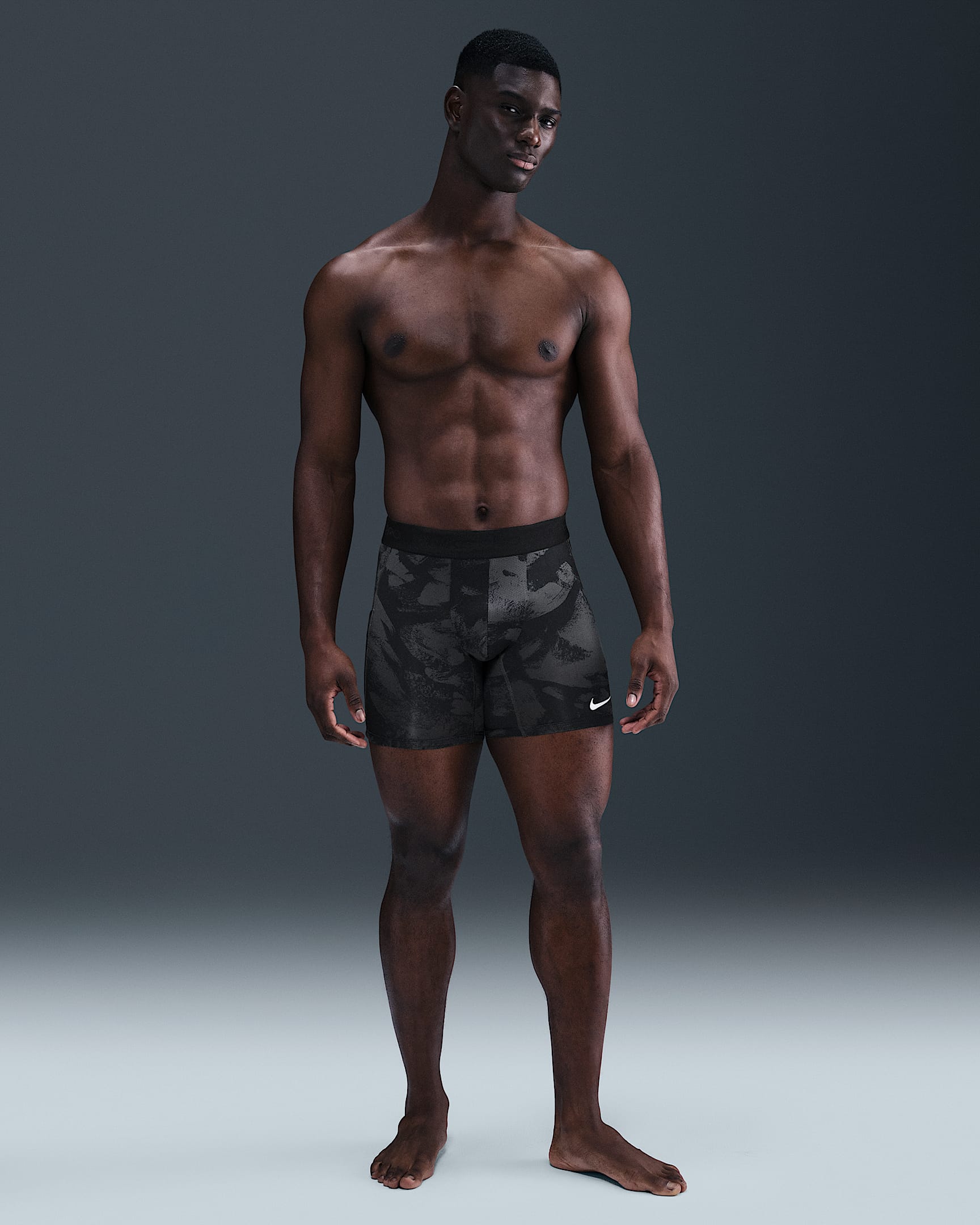 Nike Pro Men's Dri-FIT Shorts - Anthracite/White
