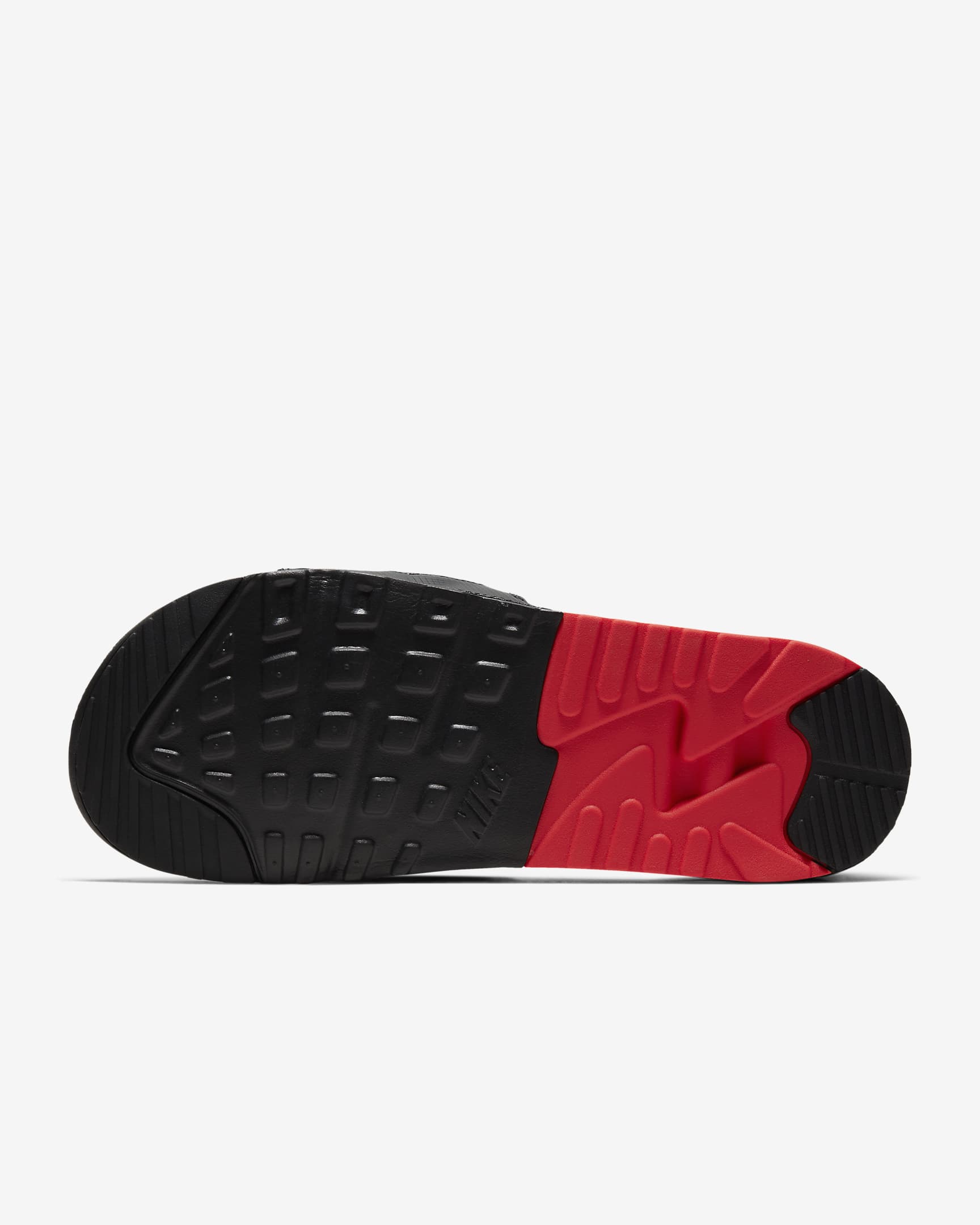 Nike Air Max 90 Slides - Black/Chile Red/White