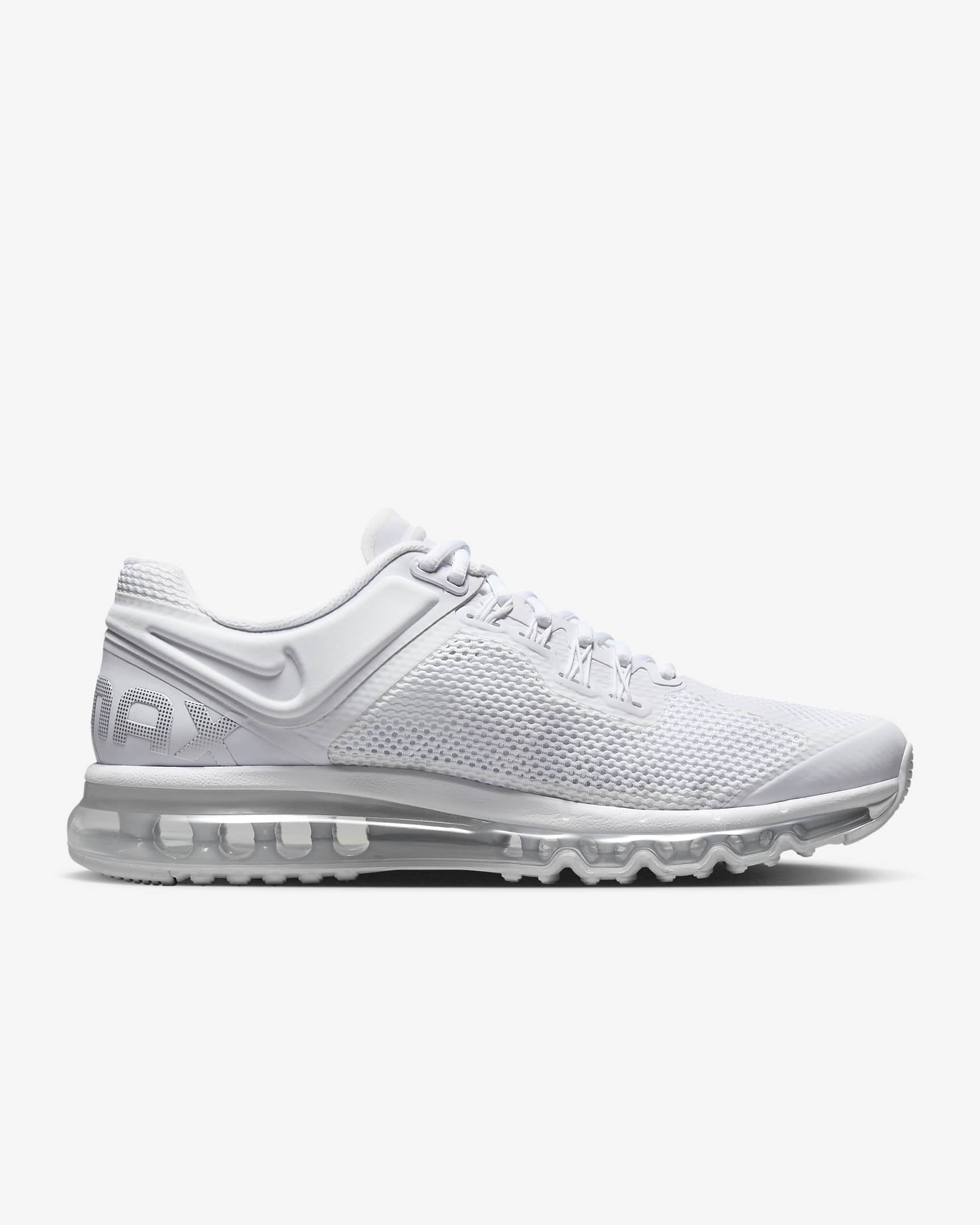 Nike Air Max 2013 Men's Shoes - White/Black/Metallic Silver