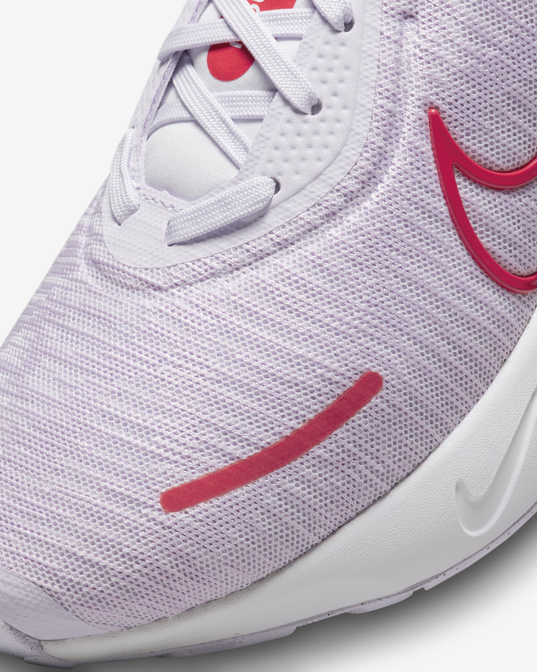 Nike Renew Run 4 Women's Road Running Shoes - Barely Grape/Doll/Summit White/Light Crimson