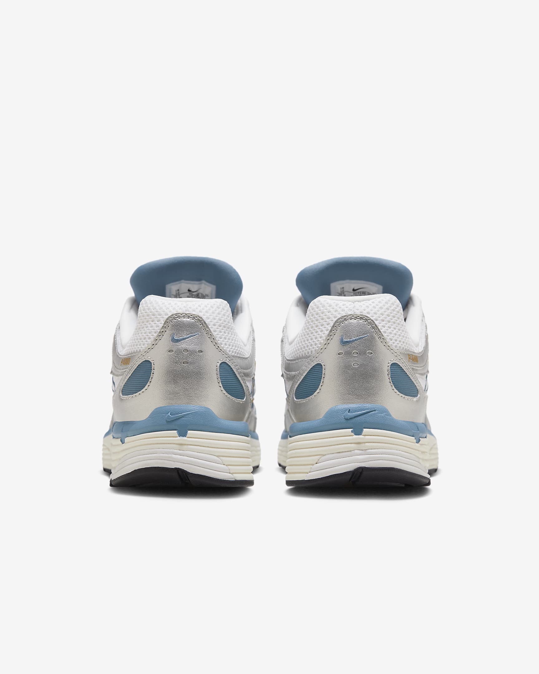 รองเท้า Nike P-6000 - ขาว/Metallic Silver/Pale Ivory/Aegean Storm