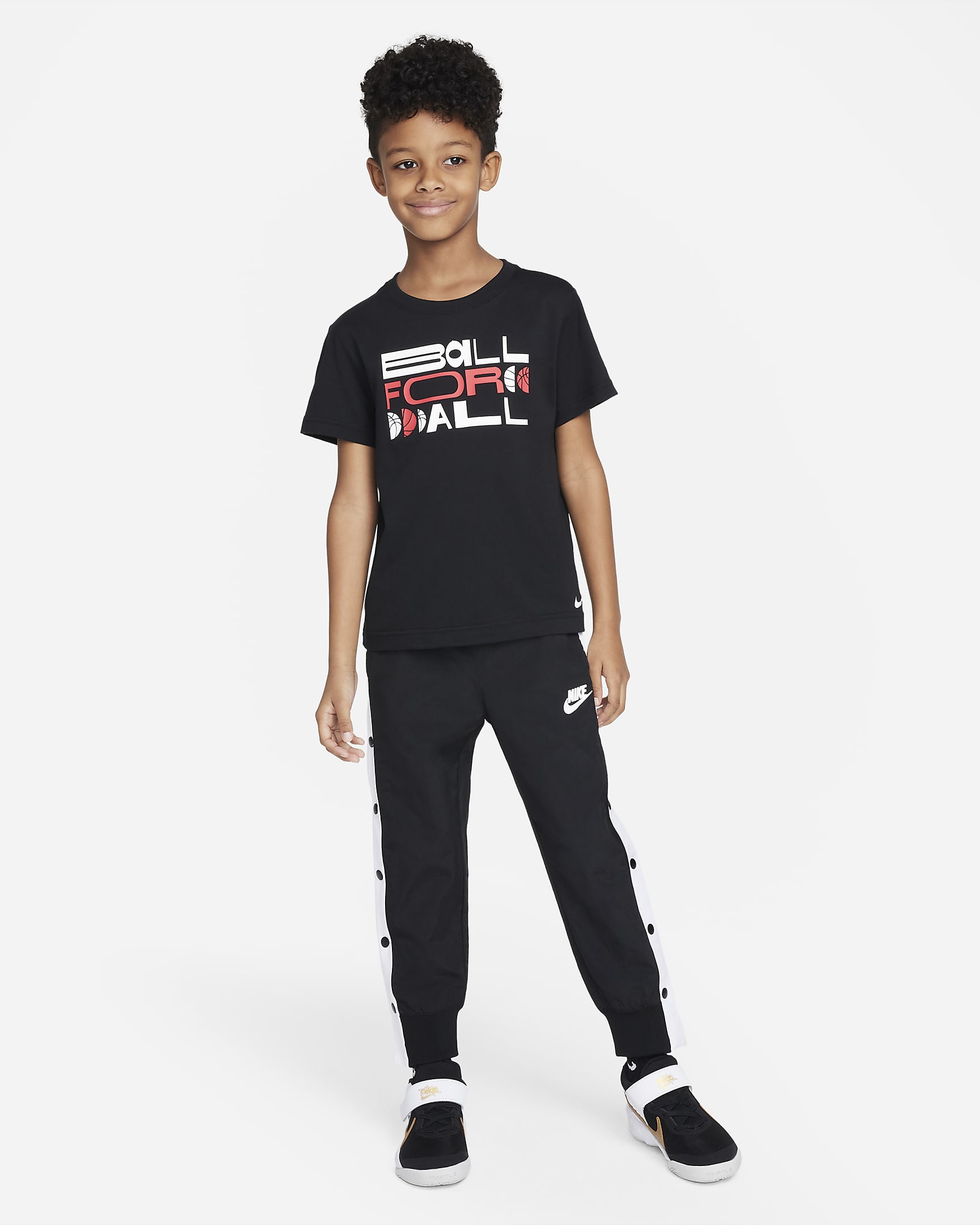 Playera para niños de preescolar Nike Elite - Negro