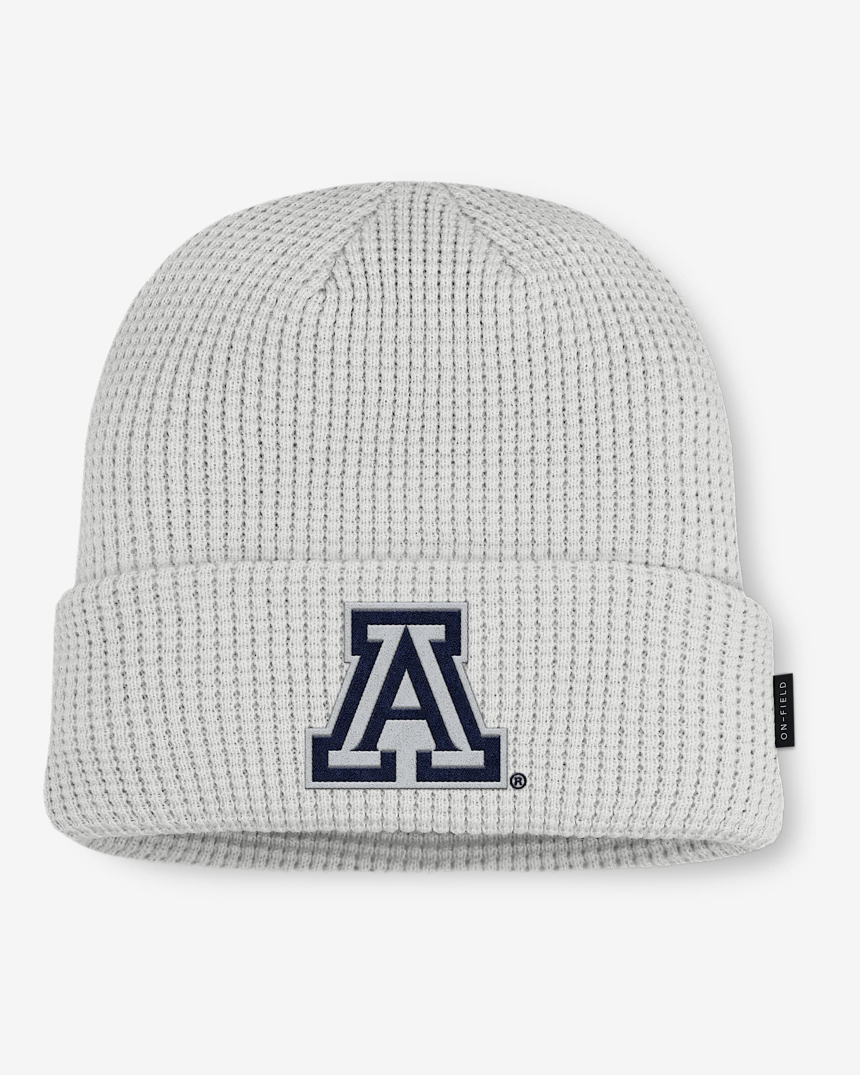 Gorro con dobladillo universitario Nike para hombre Arizona Utility Off-Field - Gris