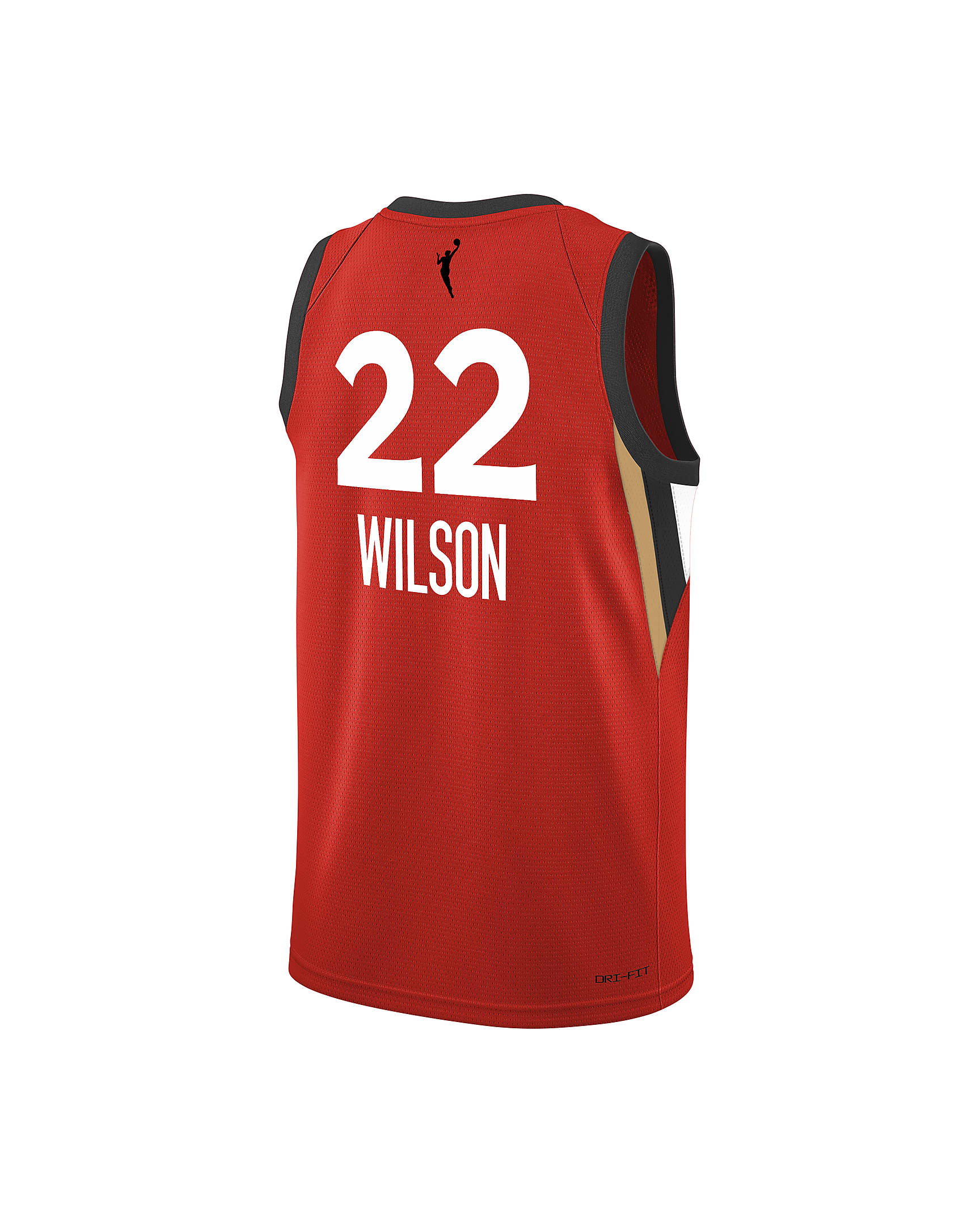 A'ja Wilson Las Vegas Aces 2024 Explorer Edition Big Kids' Nike Dri-FIT WNBA Swingman Jersey - University Red