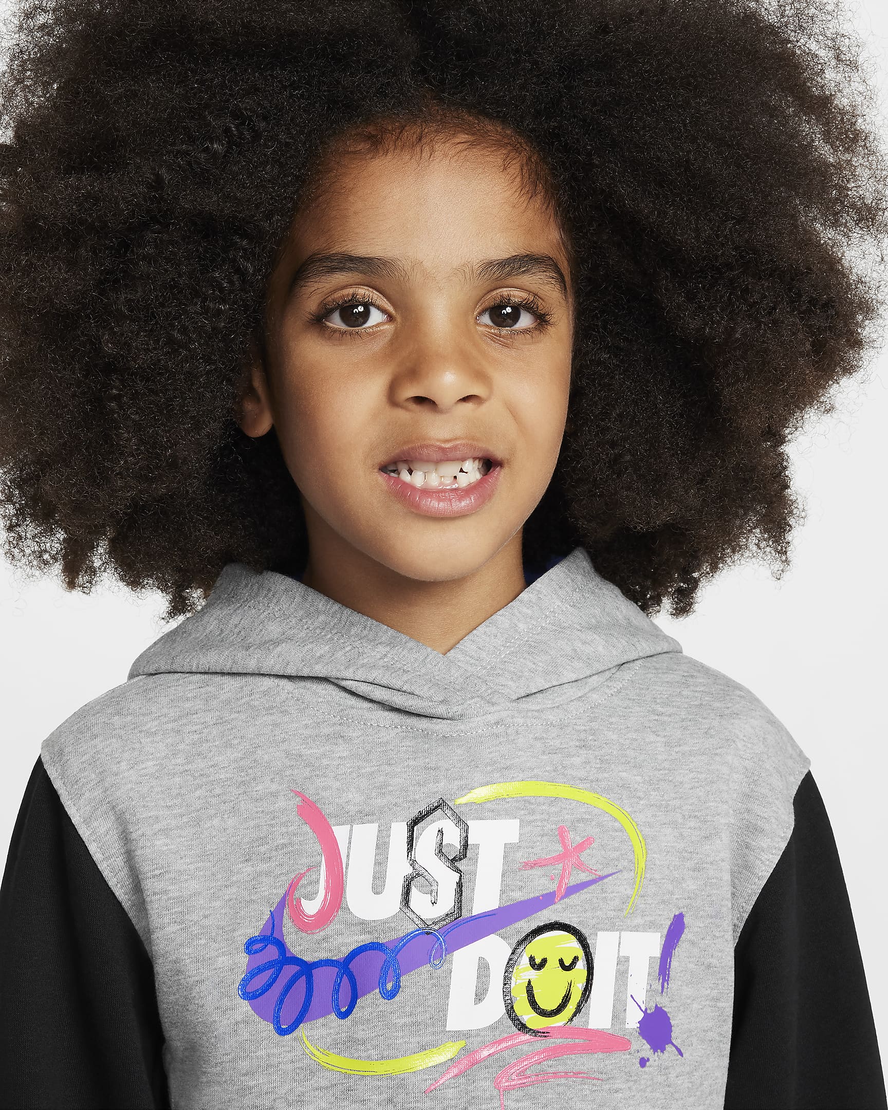 Nike Sportswear "Express Yourself" Little Kids' 2-Piece Pullover Set - Dark Grey Heather