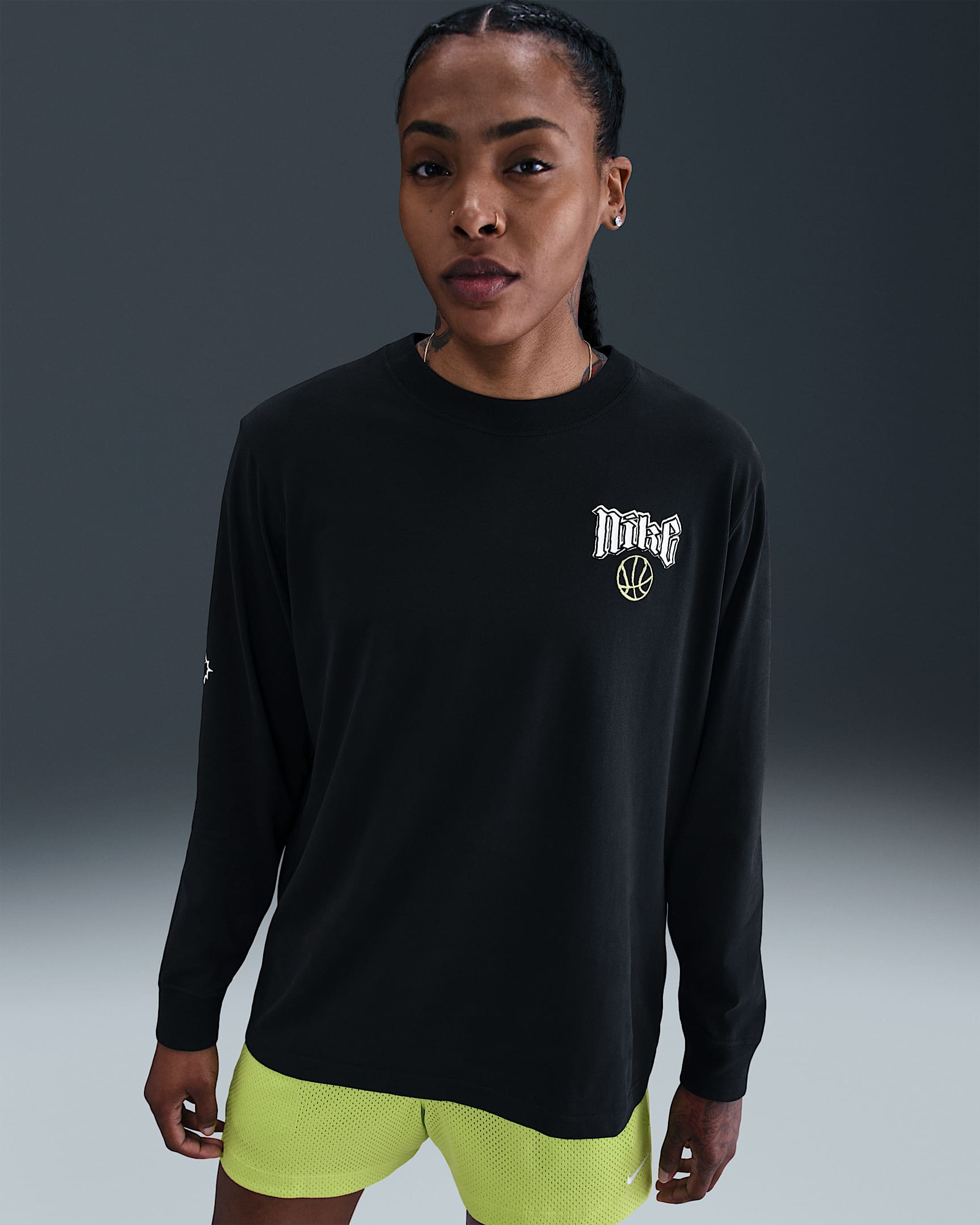 T-shirt da basket Dri-FIT Nike – Donna - Nero