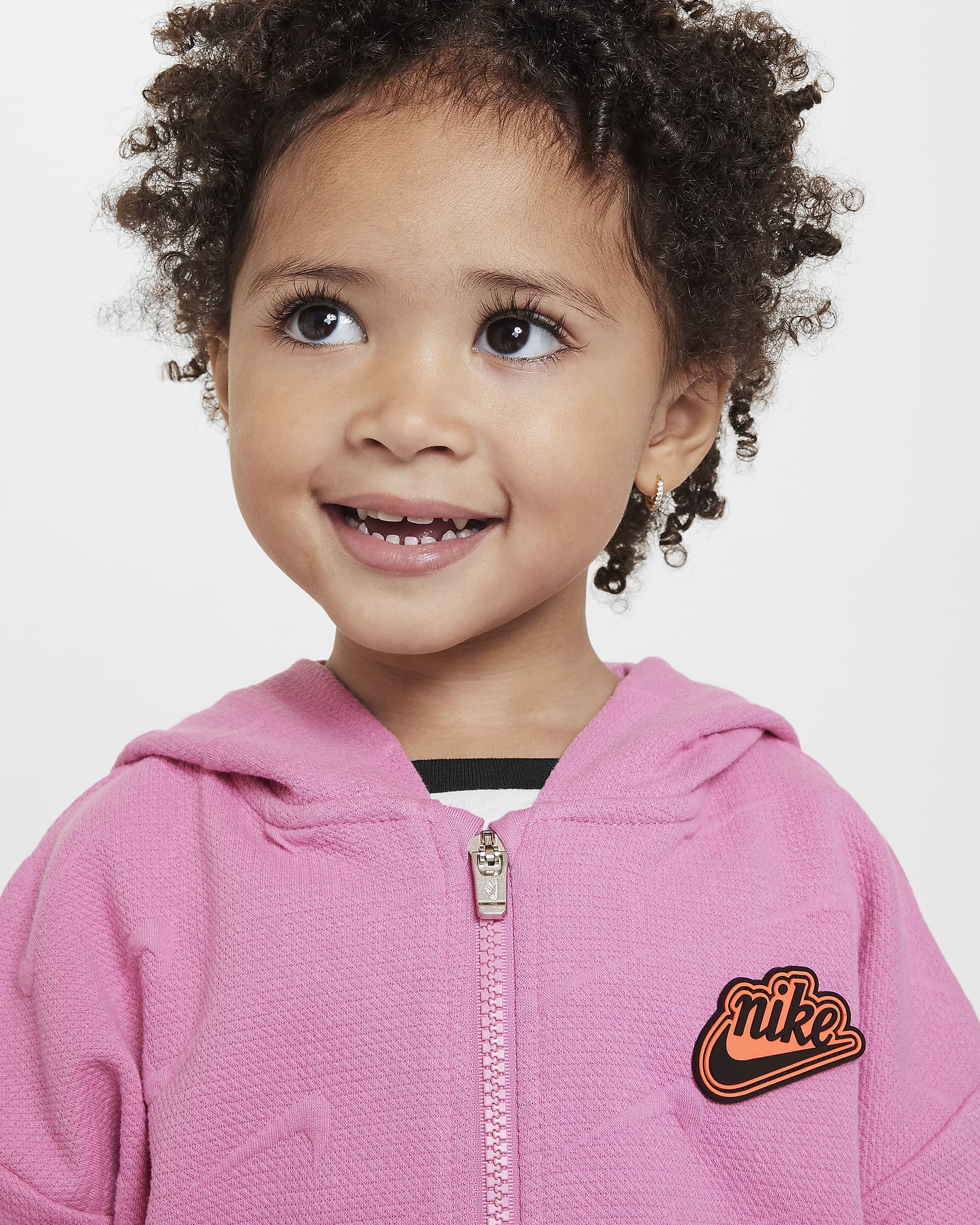 Nike New Impressions Toddler Full-Zip Hoodie - Magic Flamingo