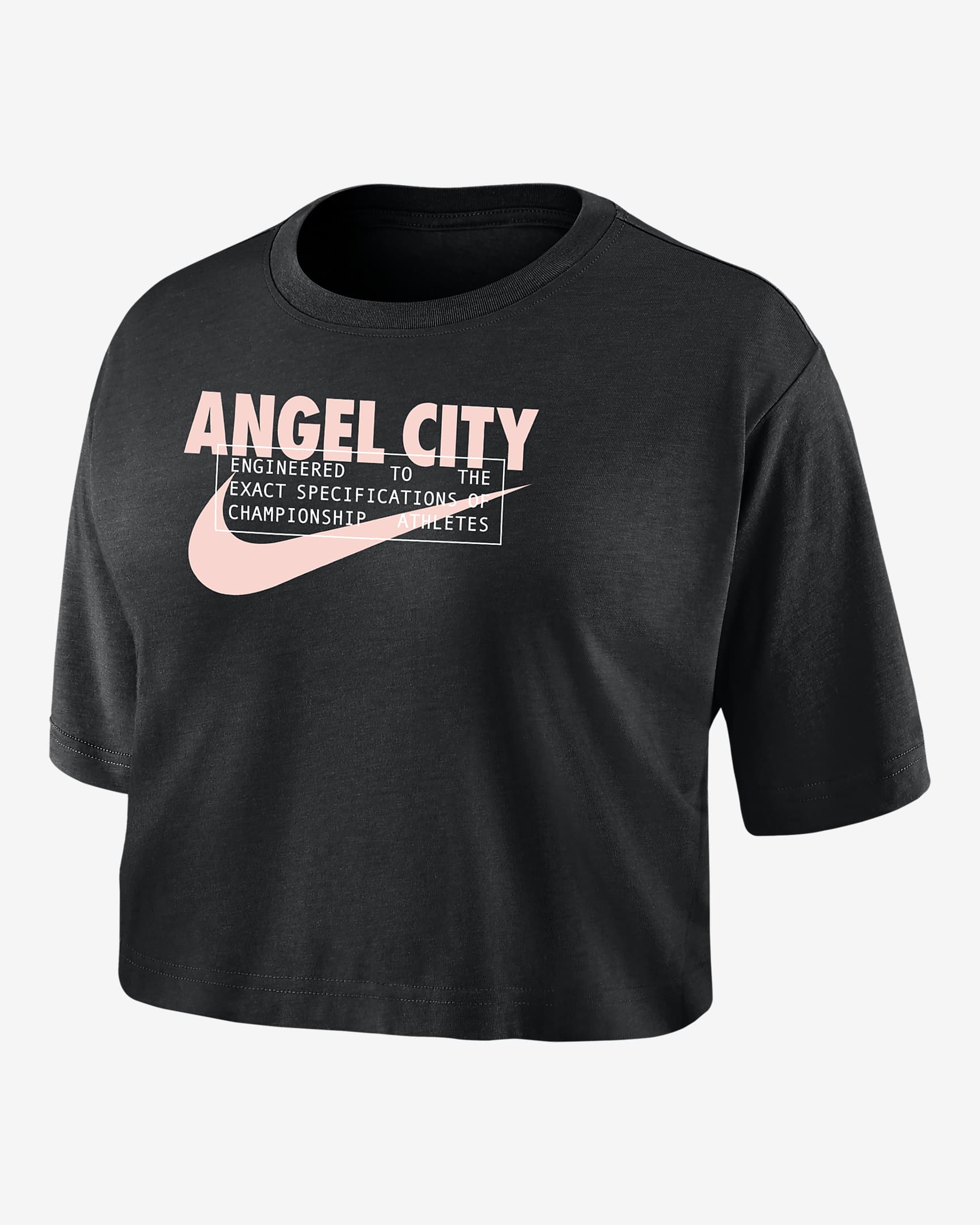 Angel City FC Women's Nike Dri-FIT Soccer Cropped T-Shirt. Nike.com