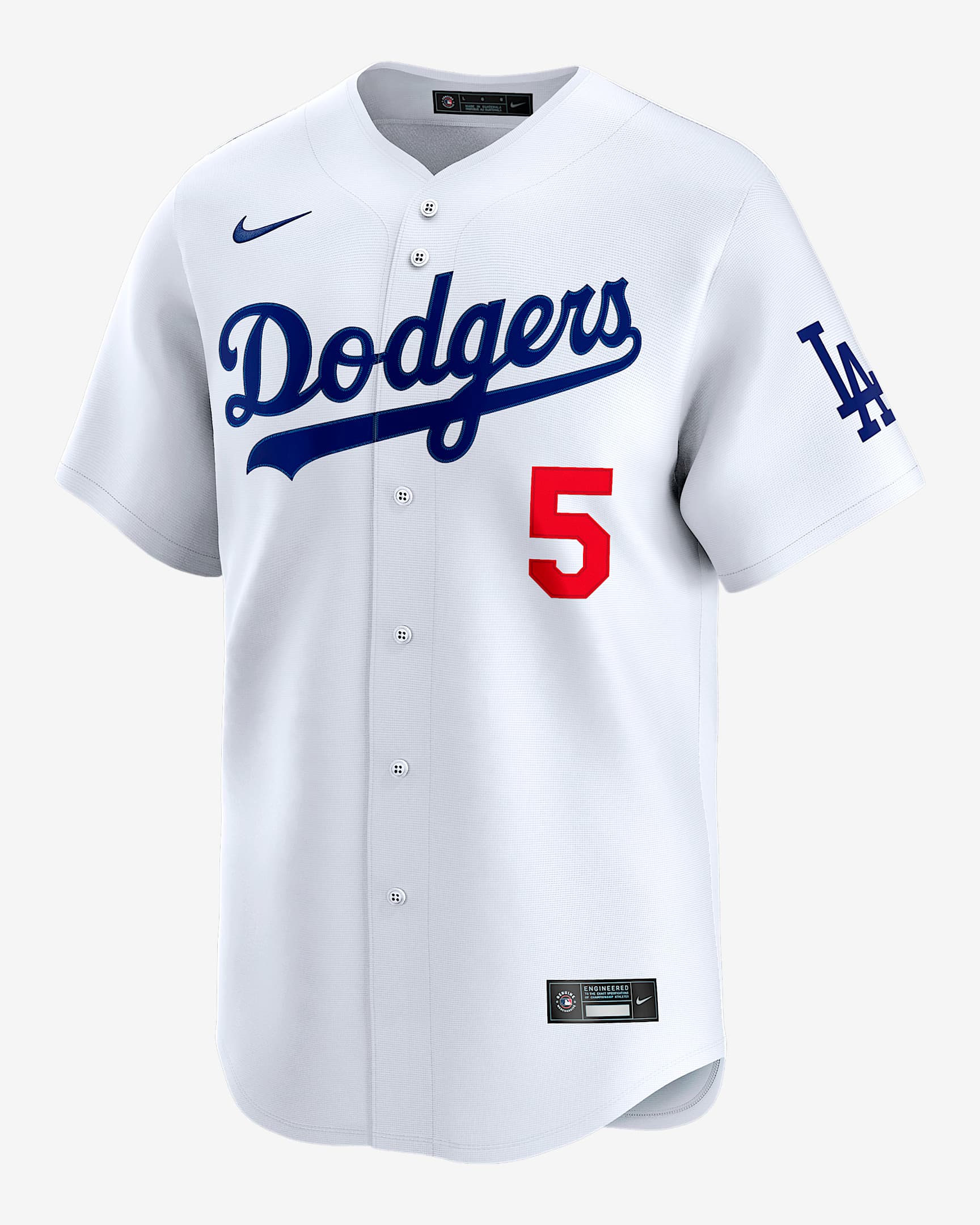 Jersey Nike Dri-FIT ADV de la MLB Limited para hombre Freddie Freeman Los Angeles Dodgers - Blanco