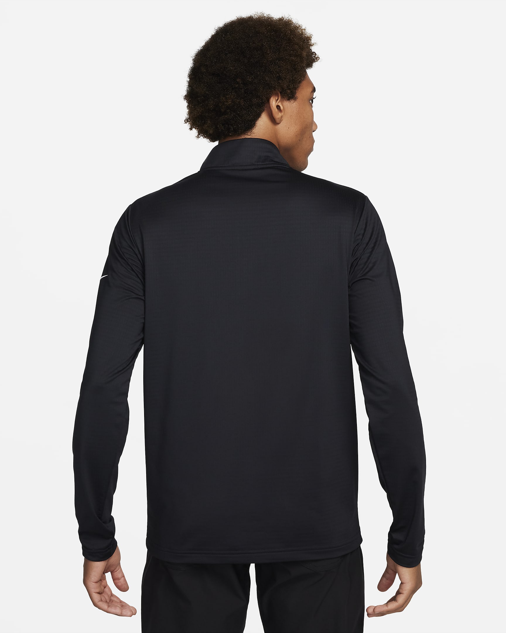 Maglia da golf con zip a metà lunghezza Dri-FIT Nike Victory – Uomo - Nero/Bianco