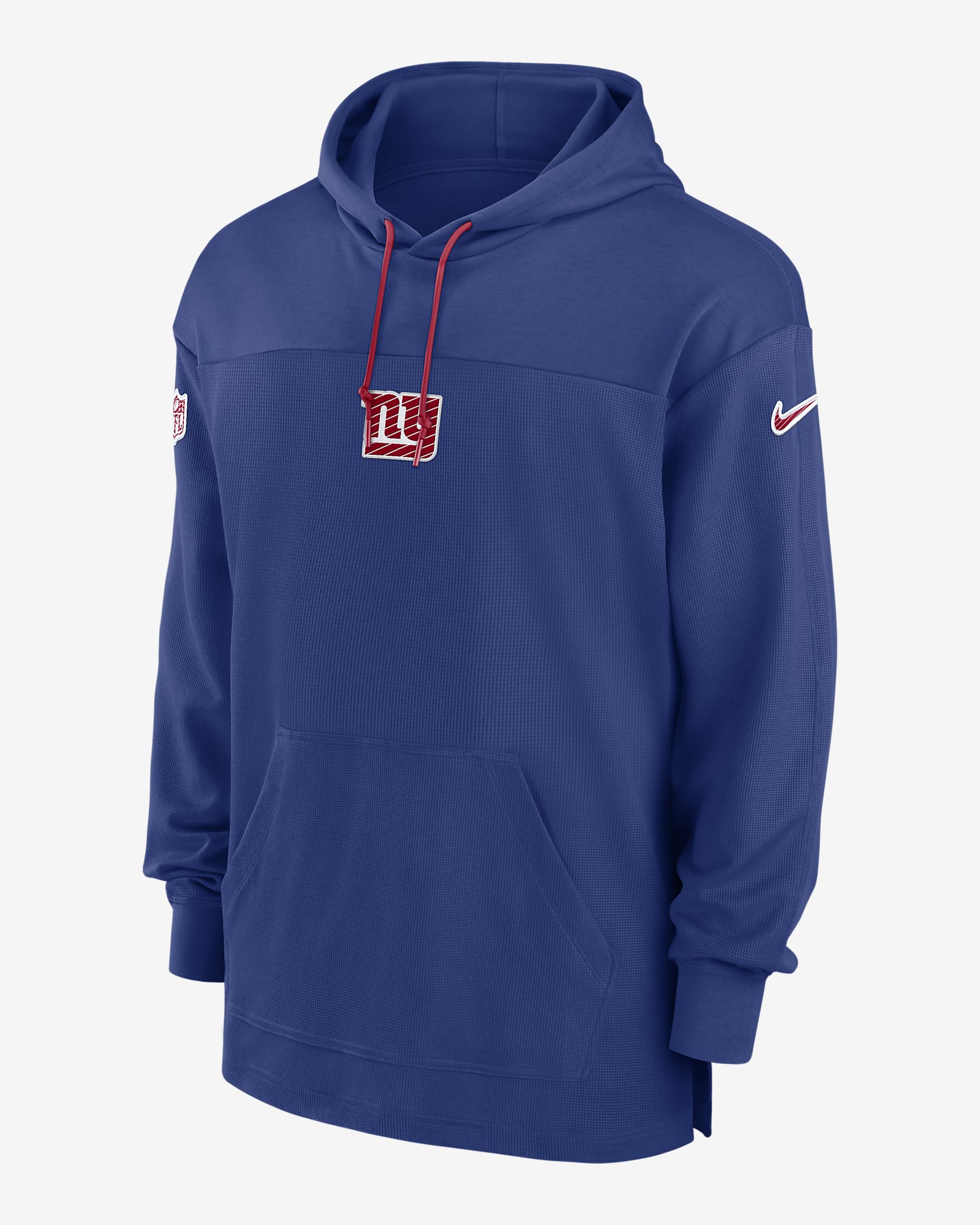 New York Giants Sideline Jersey Men's Nike Dri-FIT NFL Pullover Hoodie - Royal