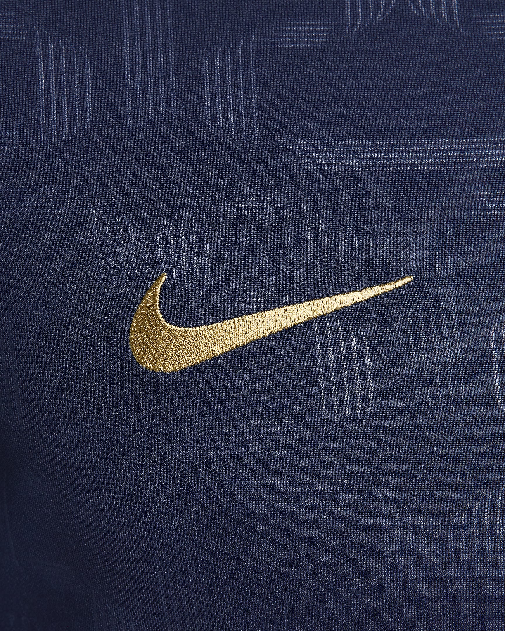 Haut de foot à manches courtes d'avant-match Nike Dri-FIT FC Barcelona Academy Pro Domicile pour homme - Midnight Navy/Midnight Navy/Club Gold