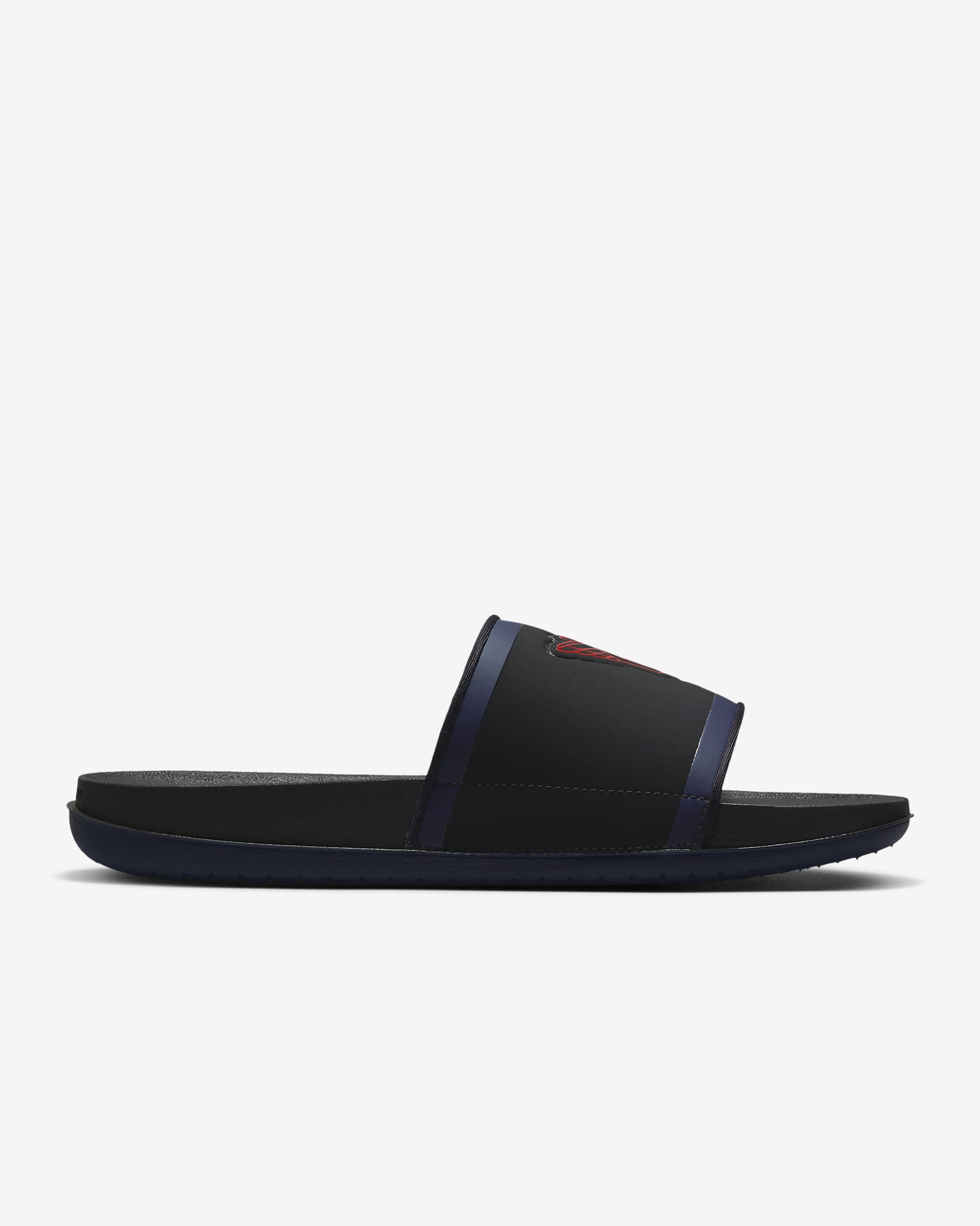 Nike Offcourt (MLB Cleveland) Slide - Black/College Navy/Sport Red