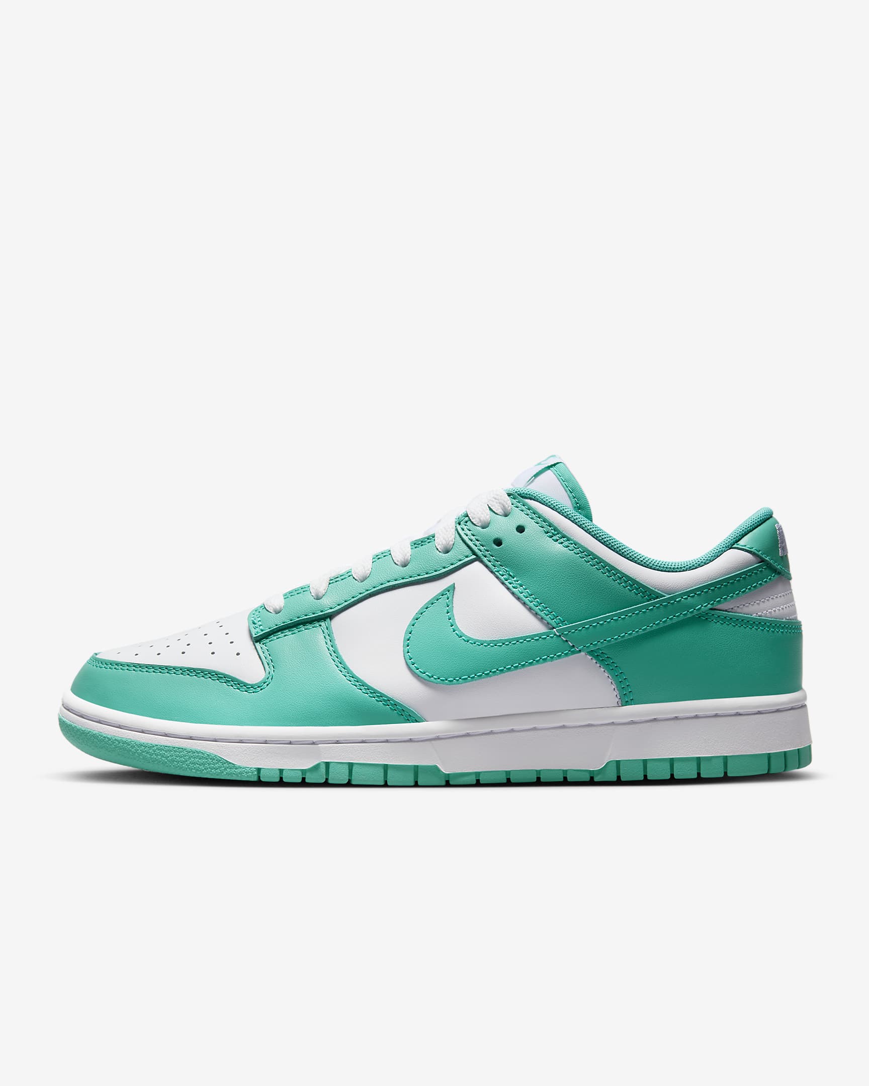 Scarpa Nike Dunk Low Retro - Uomo - Bianco/Bianco/Clear Jade