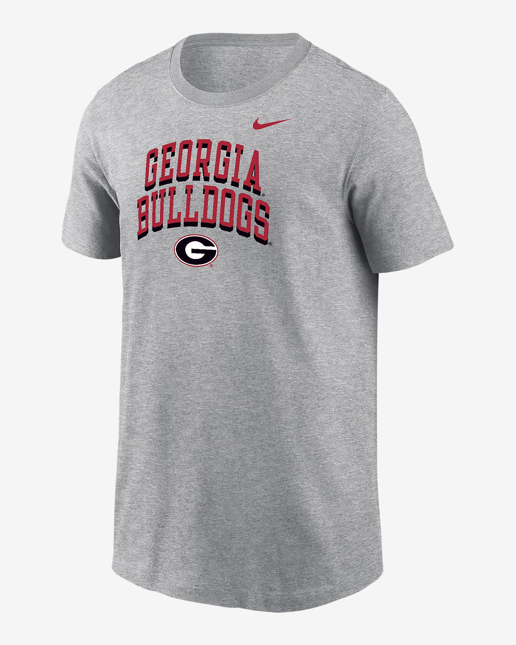 Georgia Big Kids' (Boys') Nike College T-Shirt - Dark Grey Heather