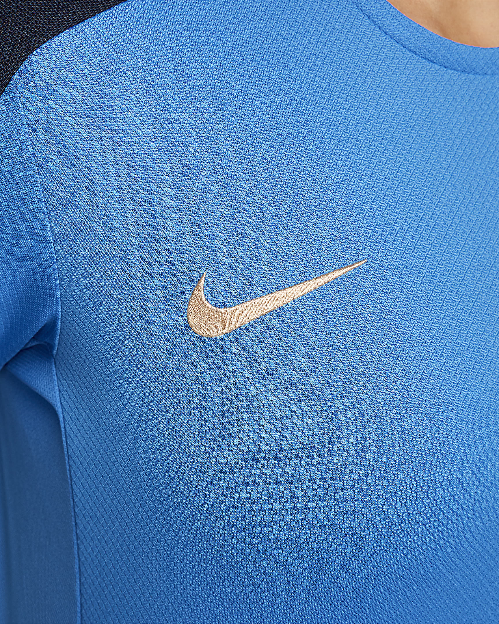 Maglia da calcio a manica corta Nike Dri-FIT Chelsea FC Strike – Donna - Light Photo Blue/Light Photo Blue/Ossidiana/Guava Ice