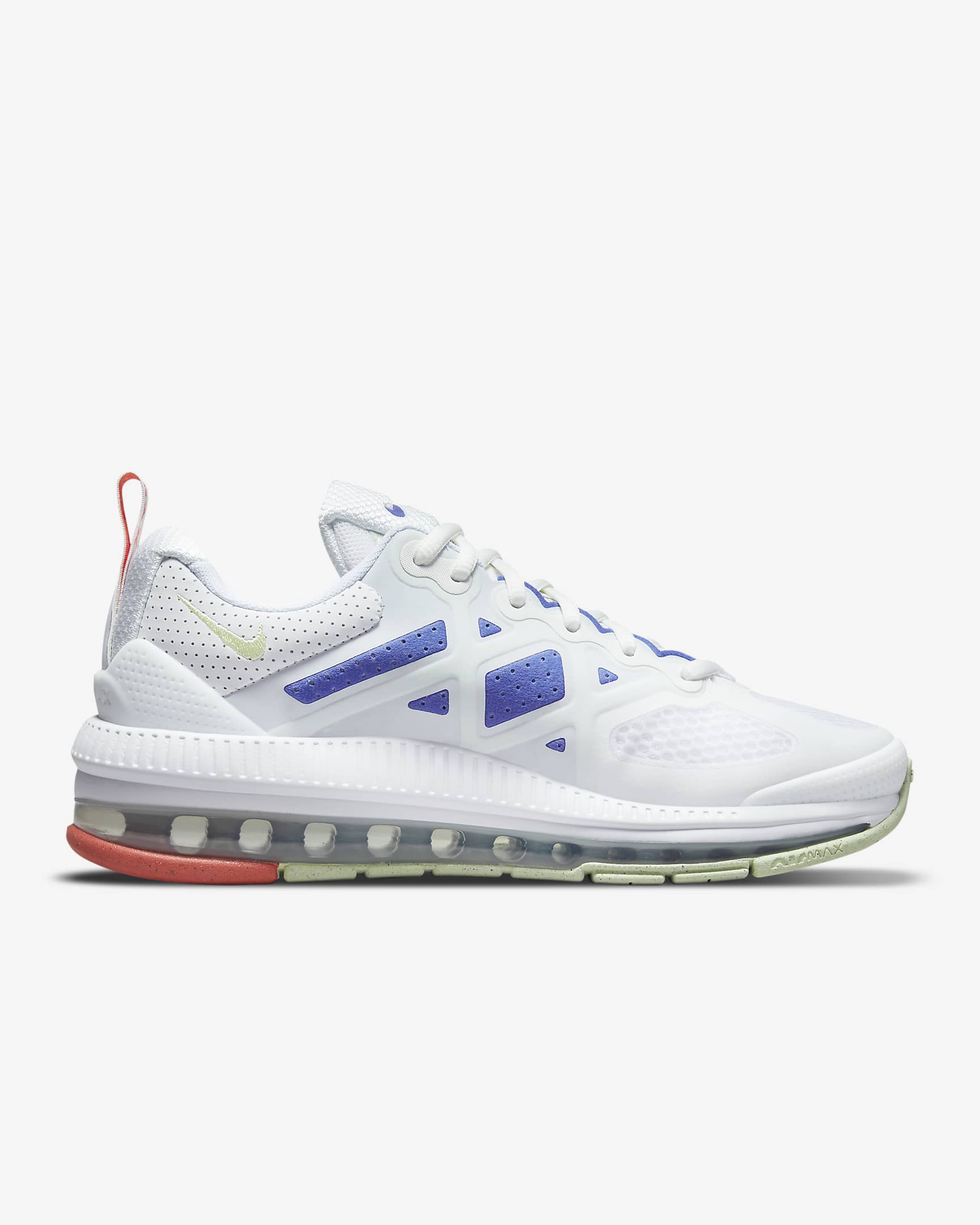 Nike Air Max Genome Women's Shoes - White/Summit White/Sapphire/Lime Ice