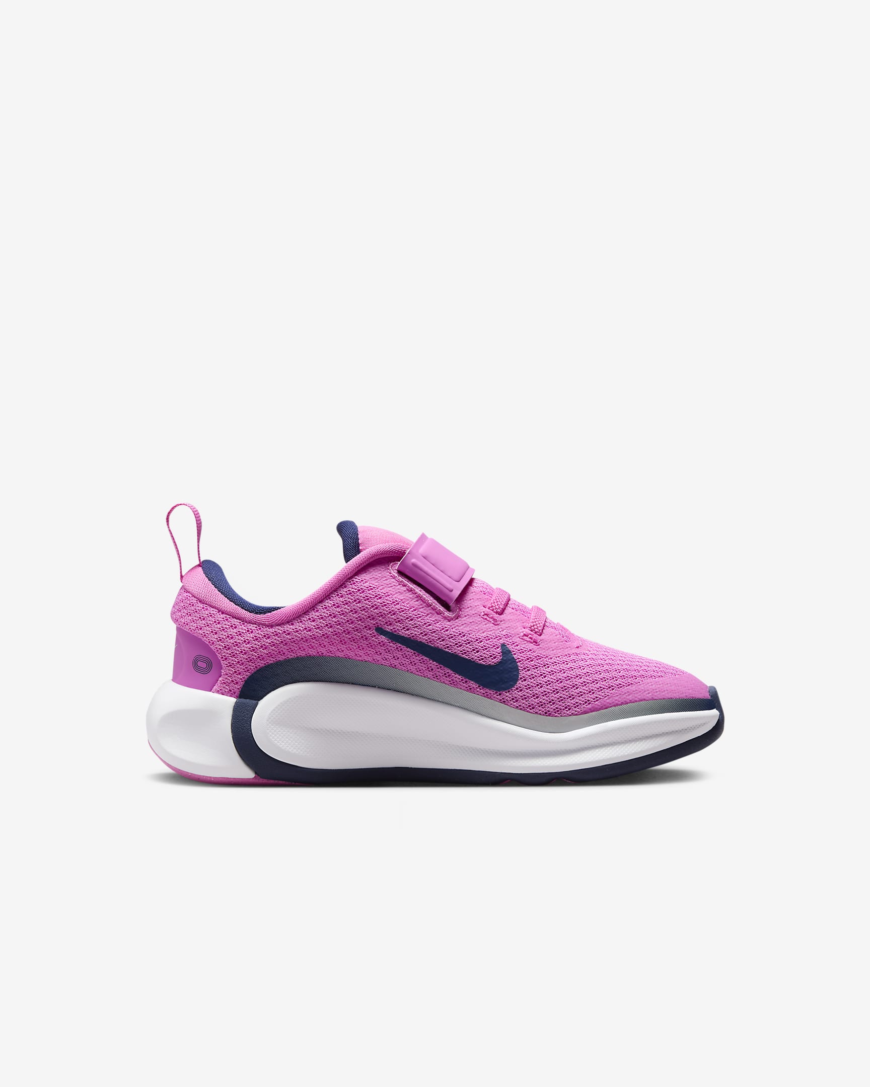 Nike Infinity Flow 小童鞋款 - Playful Pink/Light Silver/白色/Midnight Navy