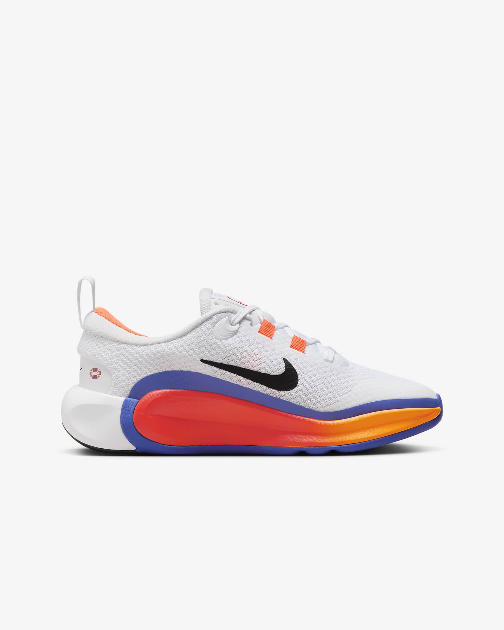 Nike Infinity Flow løpesko til store barn - Hvit/Astronomy Blue/Total Orange/Svart