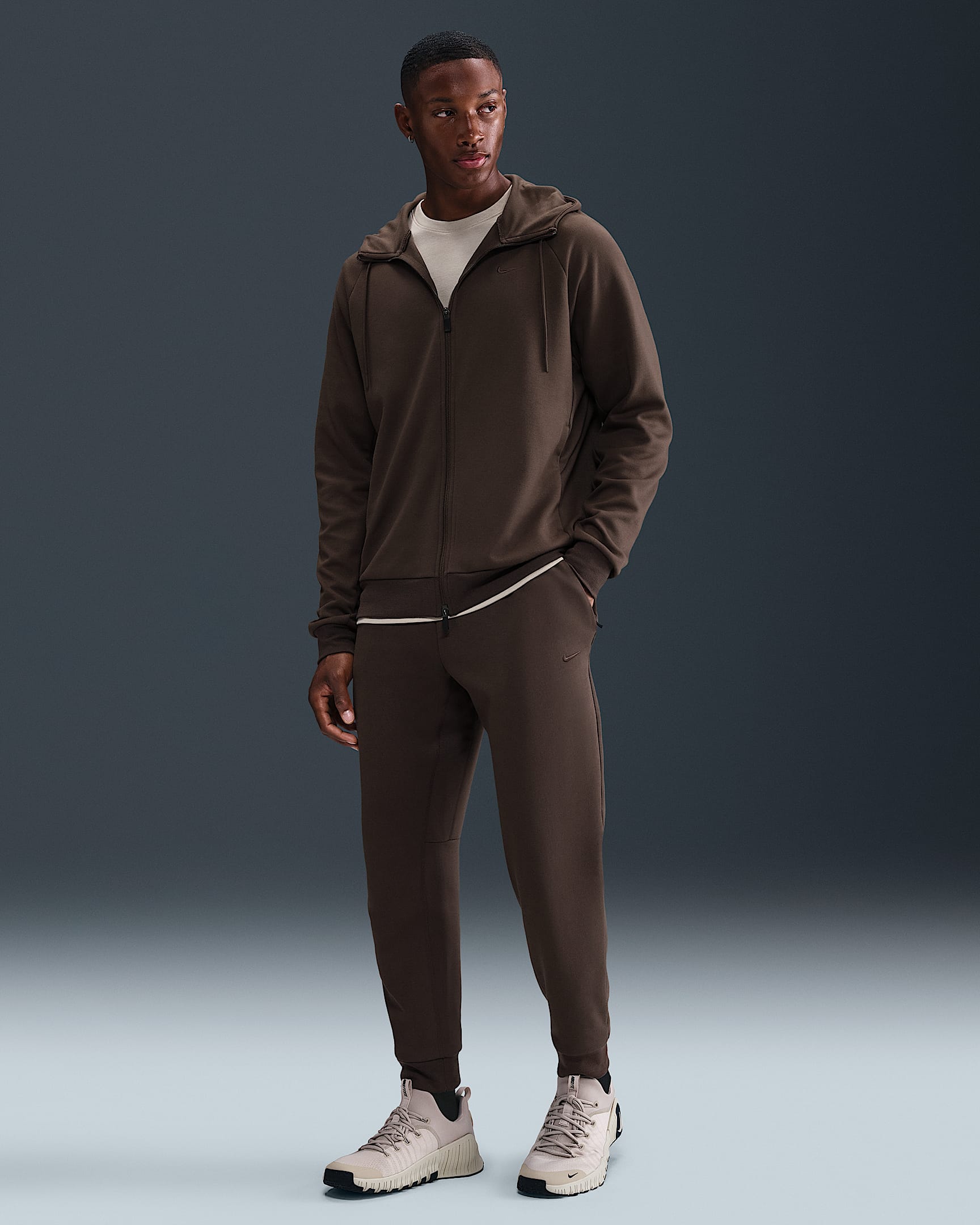 Nike Primary Fleece Men's Dri-FIT UV Performance Joggers - Baroque Brown/Baroque Brown