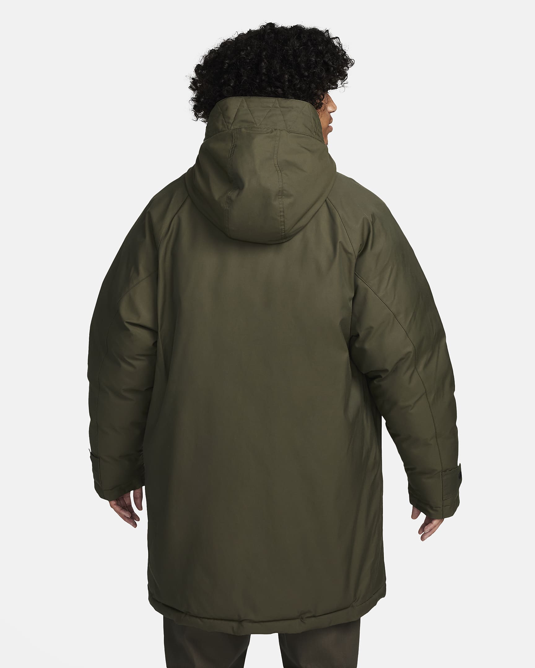 Pánská zateplená parka Nike Life - Cargo Khaki/Cargo Khaki