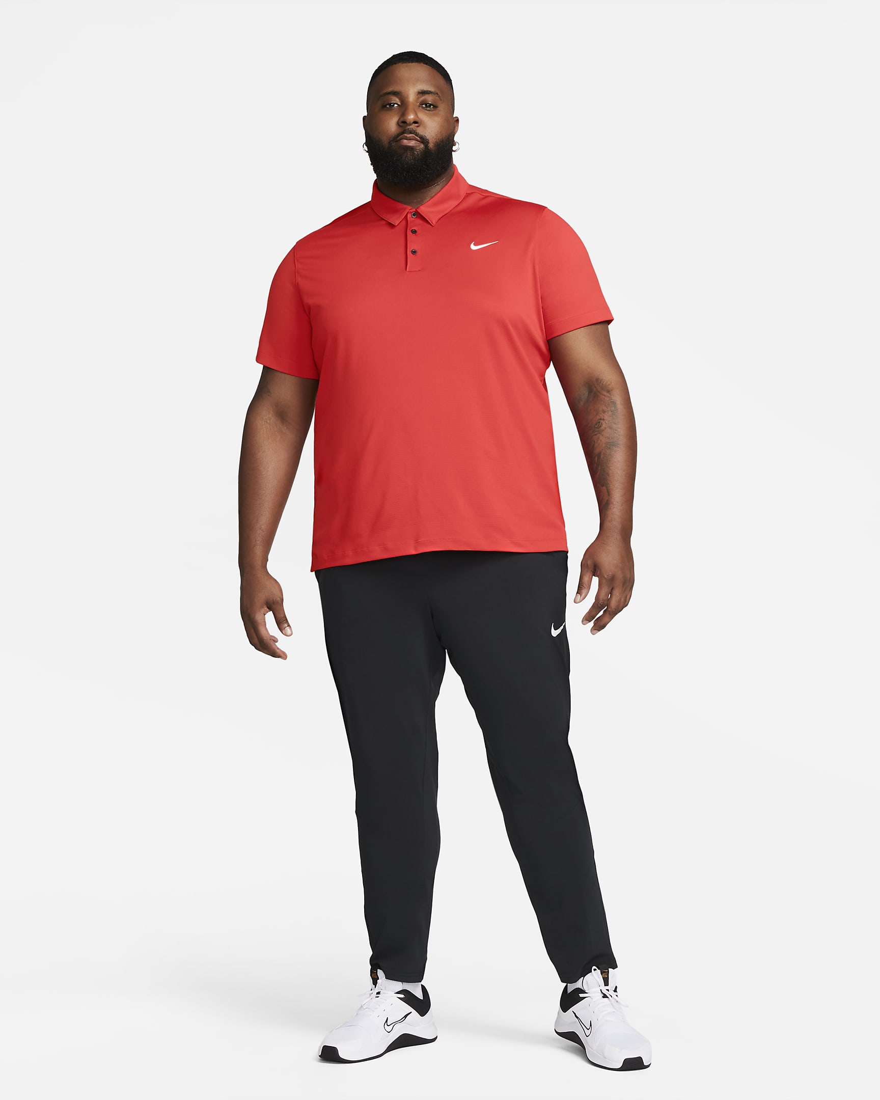 Polo de fútbol para hombre Nike - Rojo universitario/Negro/Blanco