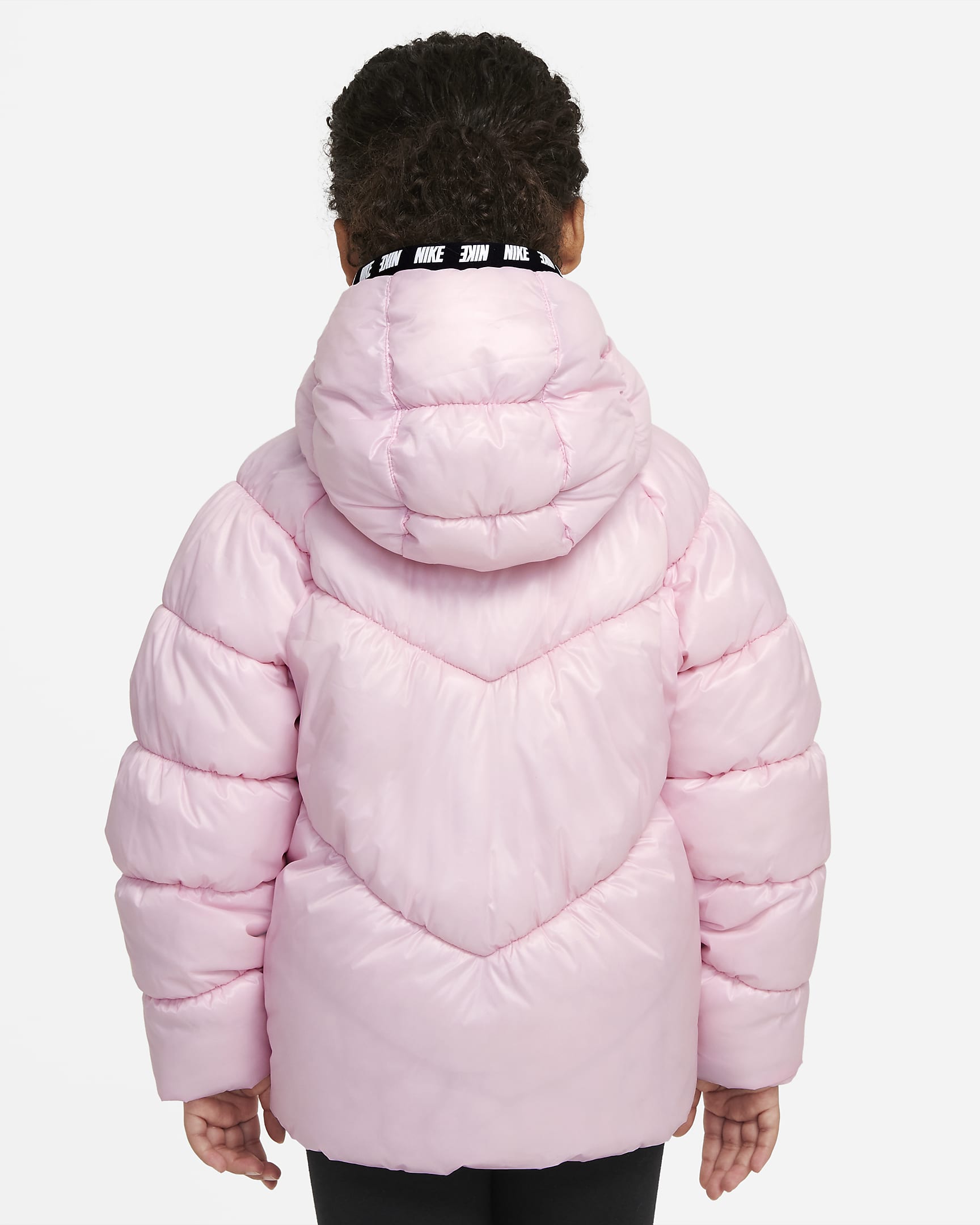 Nike Younger Kids' Puffer Jacket - Pink Foam