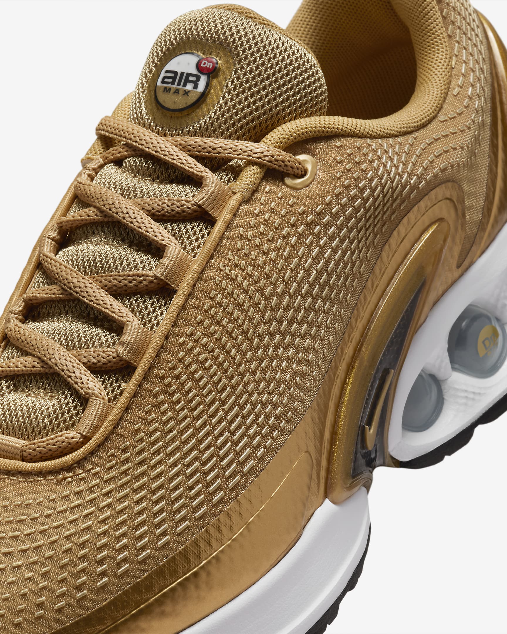 Nike Air Max Dn Premium Zapatillas - Mujer - Oro metalizado/Negro/Blanco/Oro metalizado