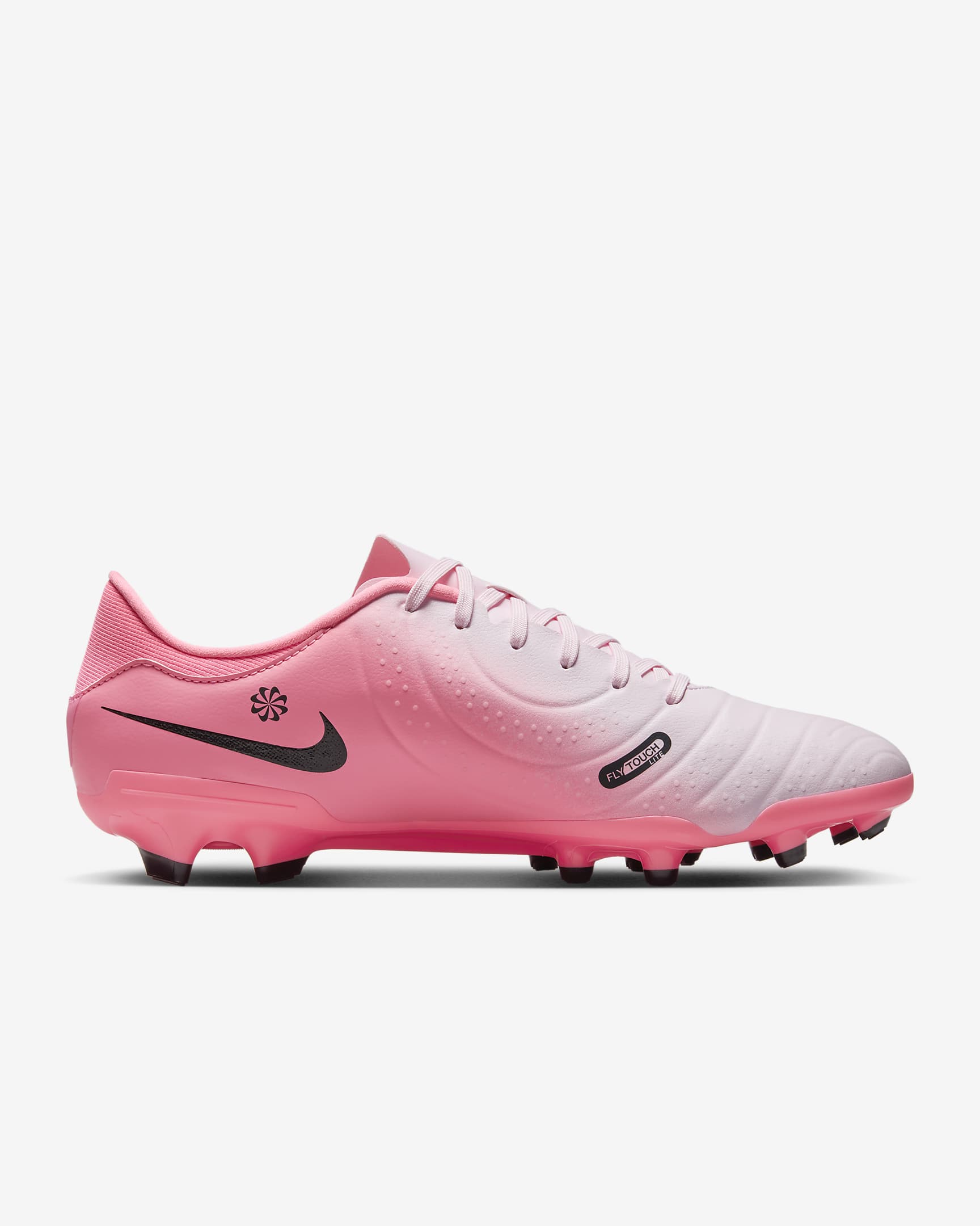 Chaussure de foot à crampons basse multi-surfaces Nike Tiempo Legend 10 Academy - Pink Foam/Noir