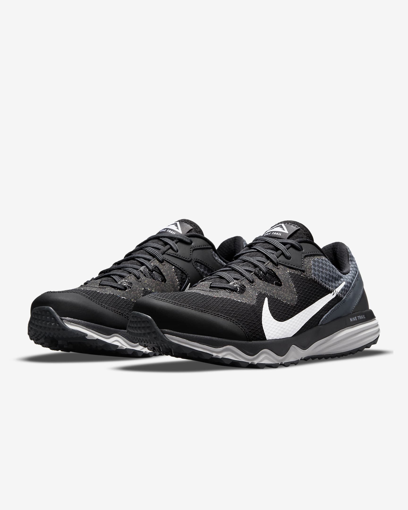 Chaussures de trail Nike Juniper Trail pour homme - Noir/Dark Smoke Grey/Grey Fog/Blanc