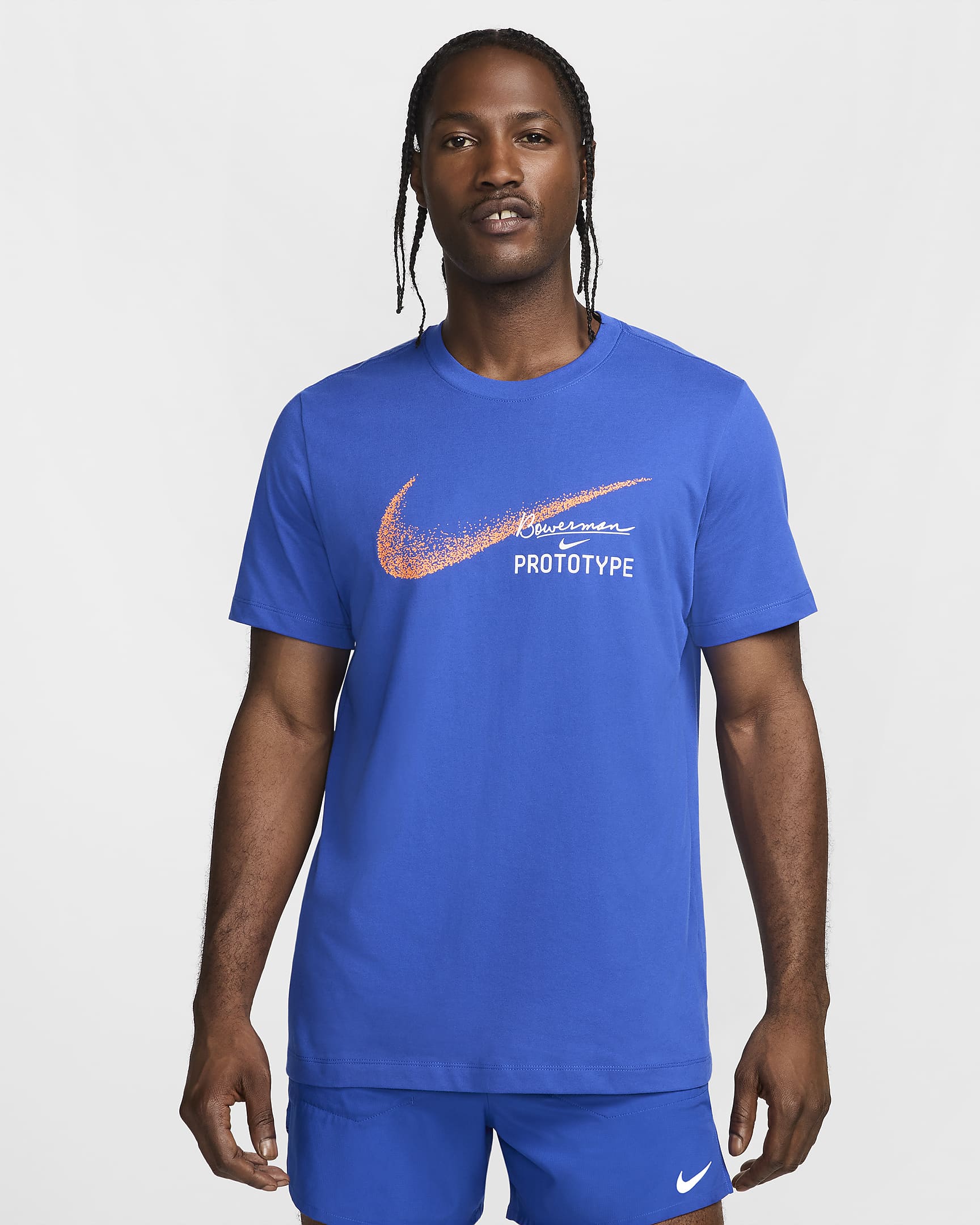 Nike Men's Dri-FIT Running T-Shirt - Game Royal