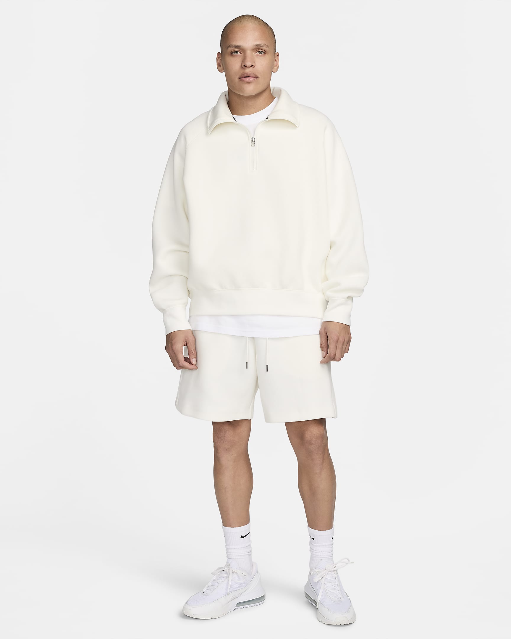 Shorts in fleece Nike Sportswear Tech Fleece Reimagined – Uomo - Sail