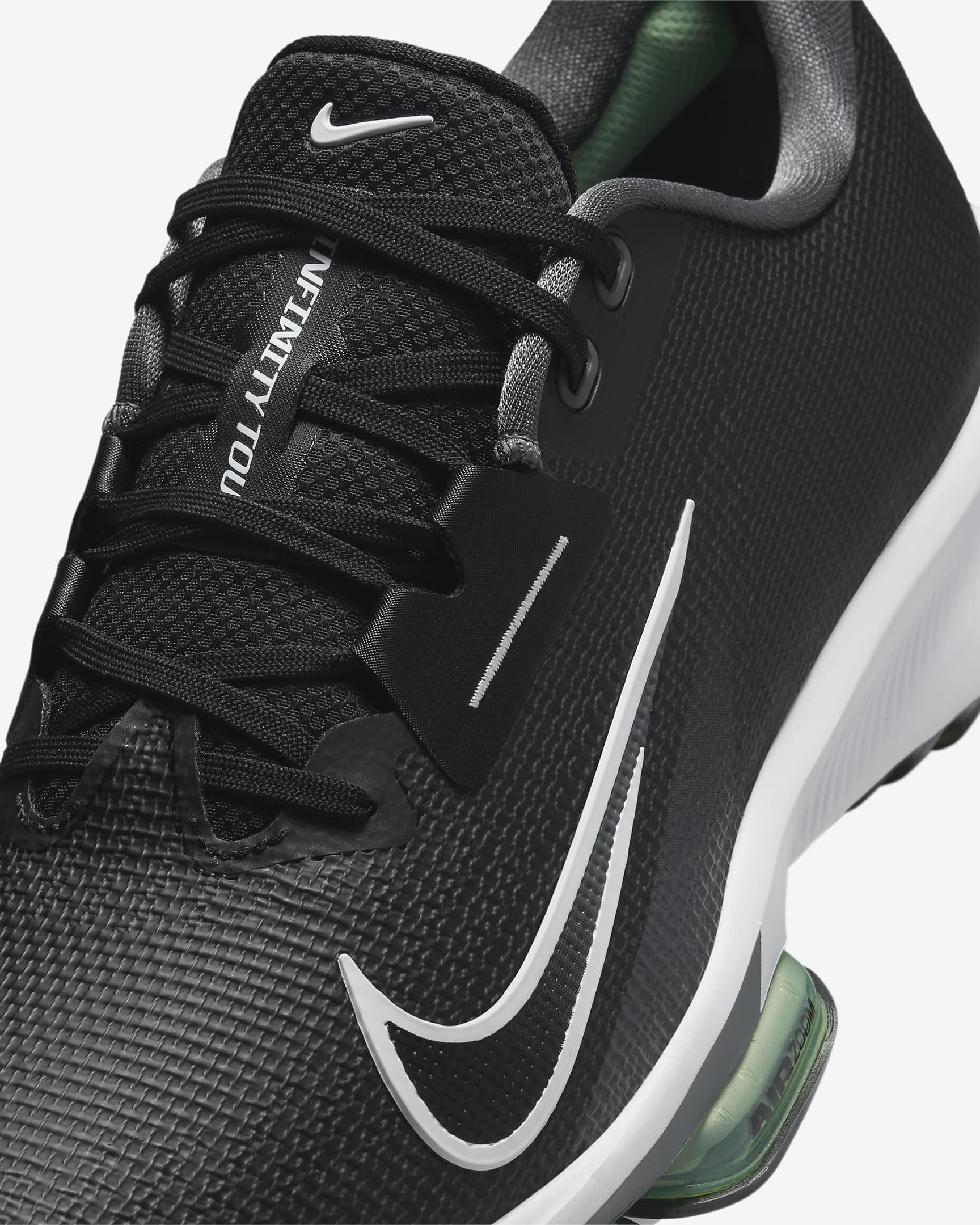 Παπούτσια γκολφ Nike Infinity Tour 2 - Μαύρο/Vapor Green/Iron Grey/Λευκό