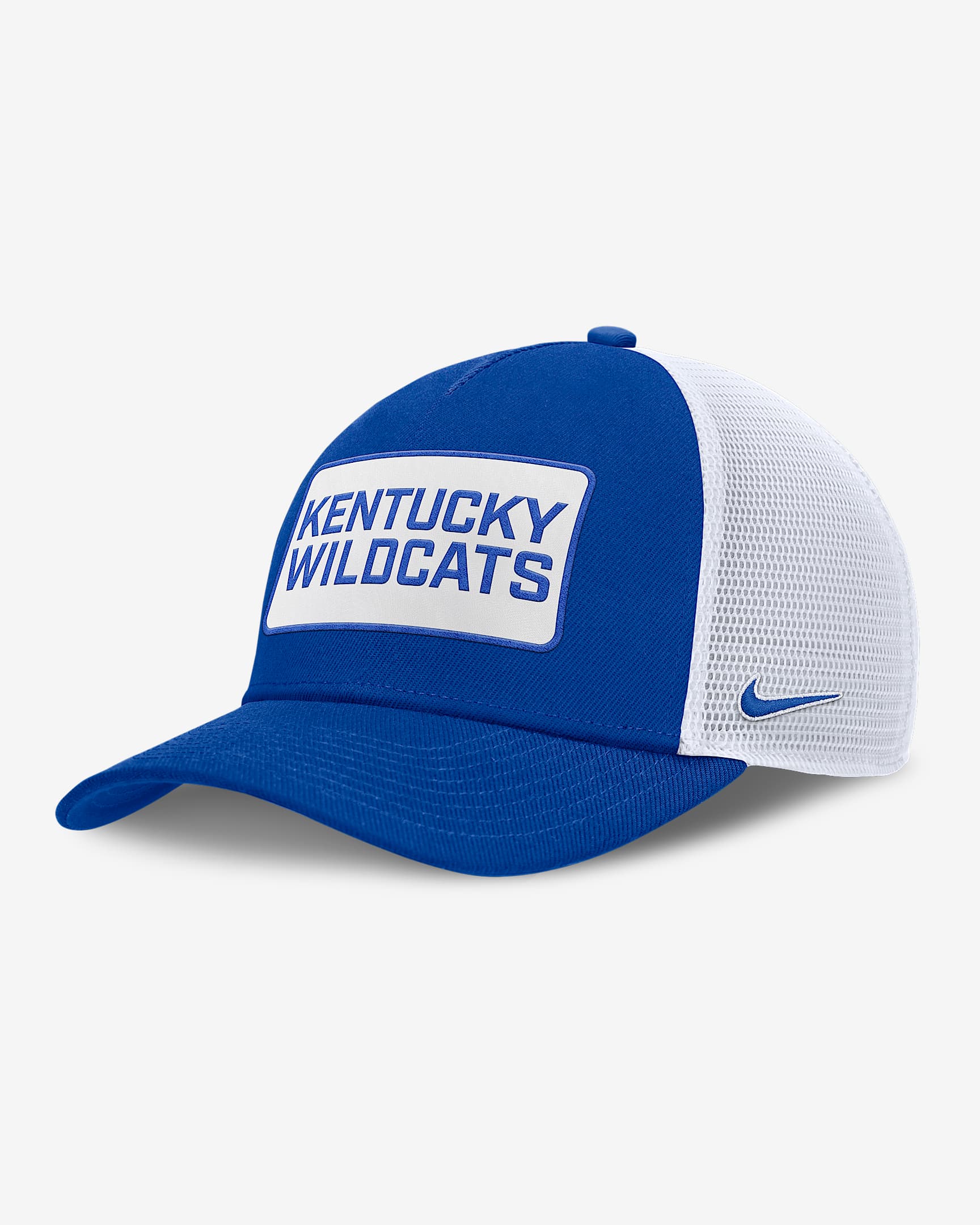Kentucky On-Field Rise Men's Nike College Trucker Adjustable Hat - Royal