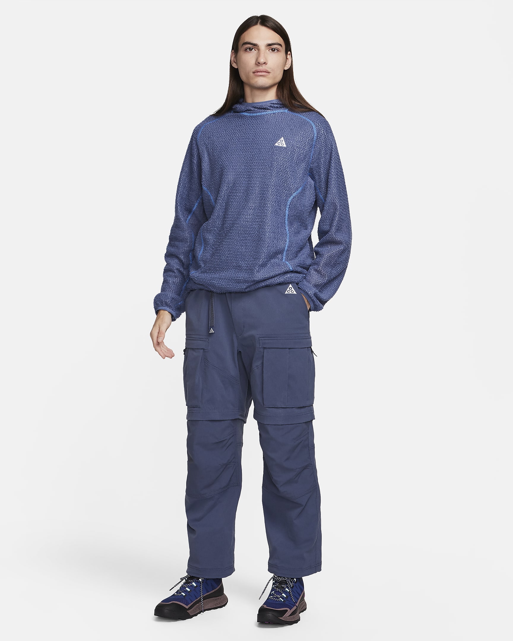 Pantalon cargo Nike ACG « Smith Summit » pour homme - Thunder Blue/Noir/Summit White