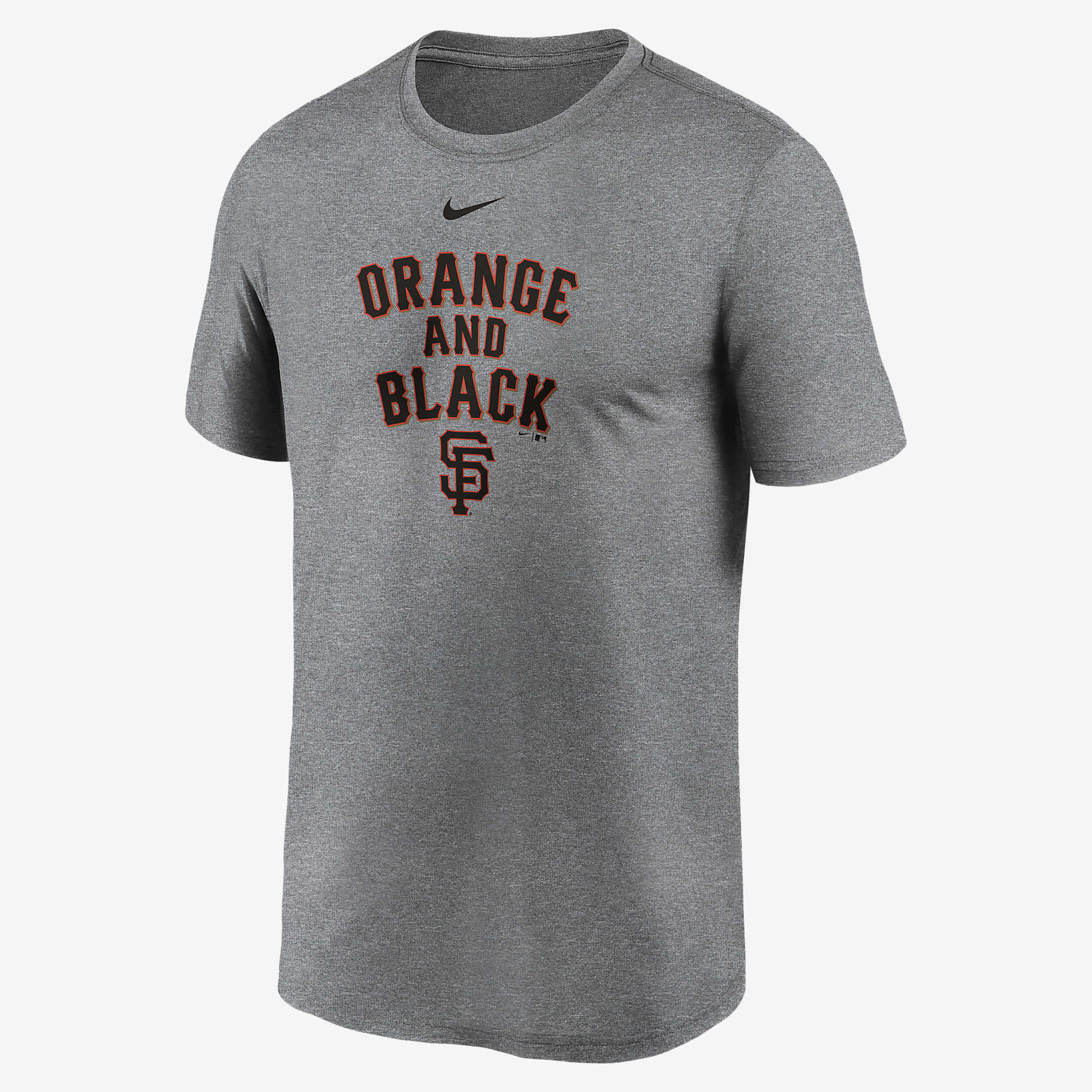 Playera para hombre Nike Dri-FIT Local Font Legend (MLB San Francisco Giants) - Gris básico