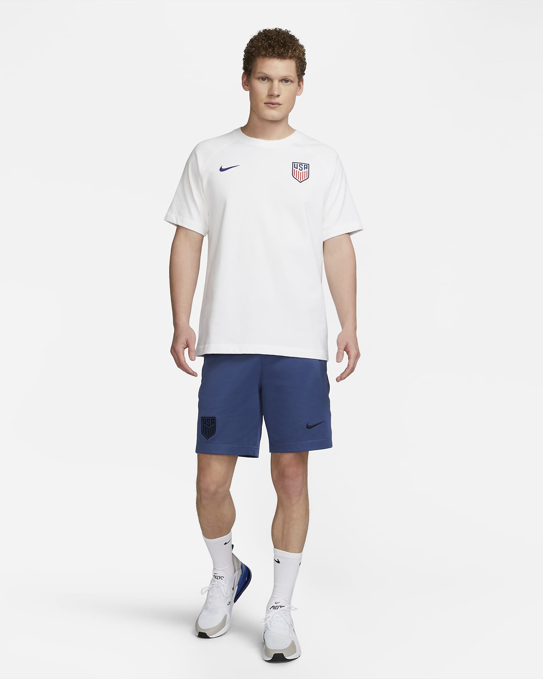 U.S. Travel Men's Nike Knit Soccer Shorts.