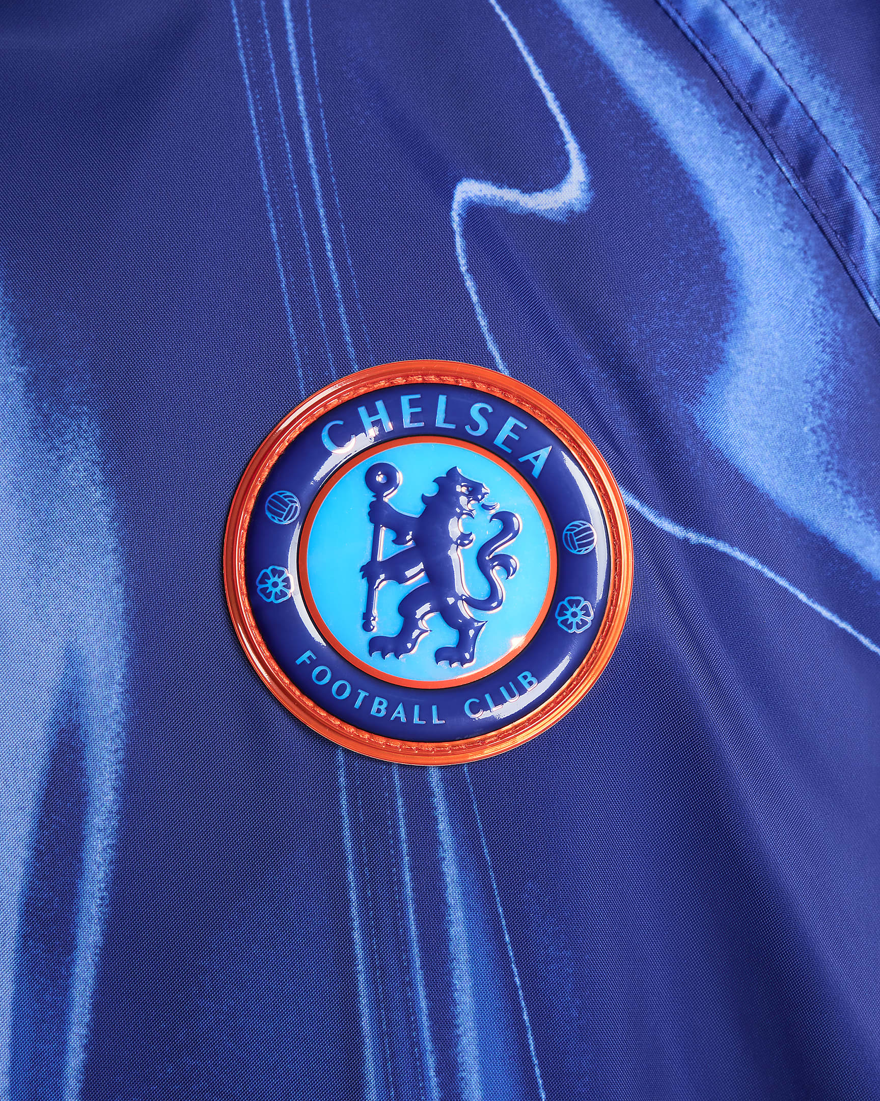 Anorak Nike Football Chelsea FC Windrunner pour homme - Rush Blue/Blanc