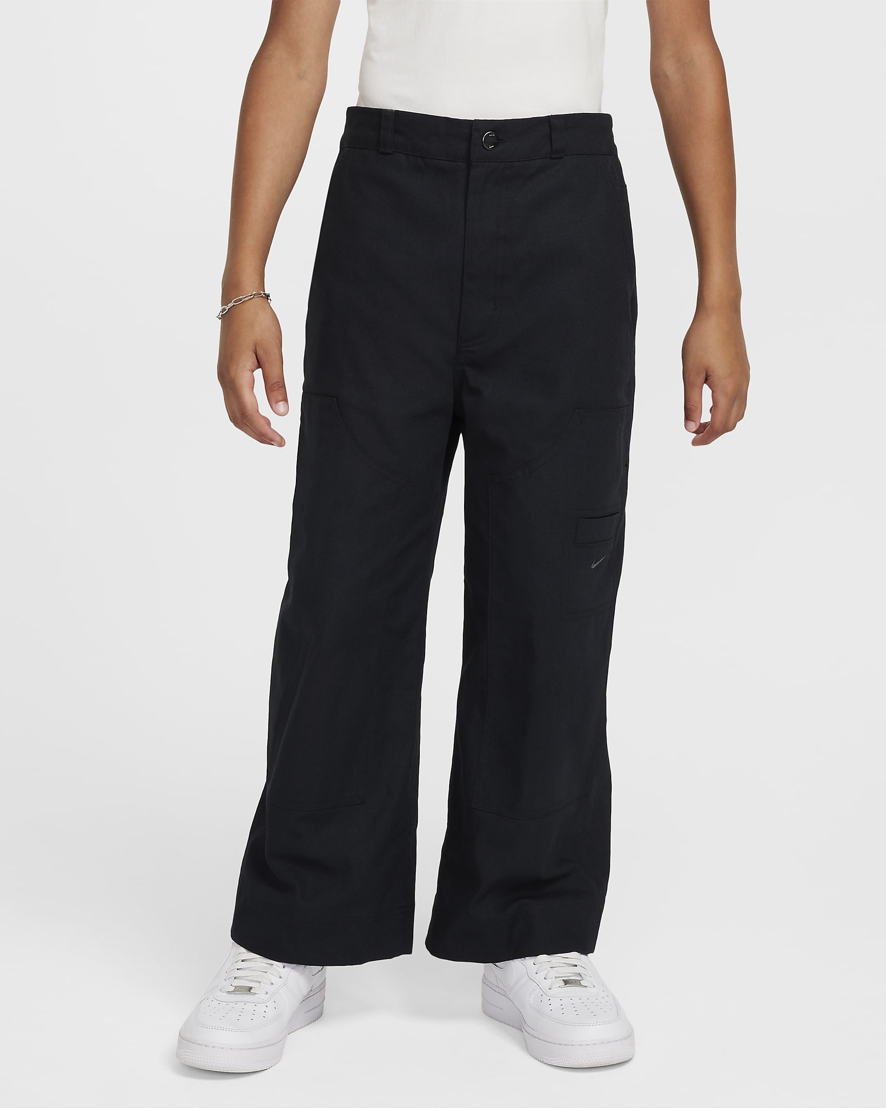 Nike Sportswear Metro Ground Workwear-Pants (ältere Kinder) - Schwarz/Dark Smoke Grey