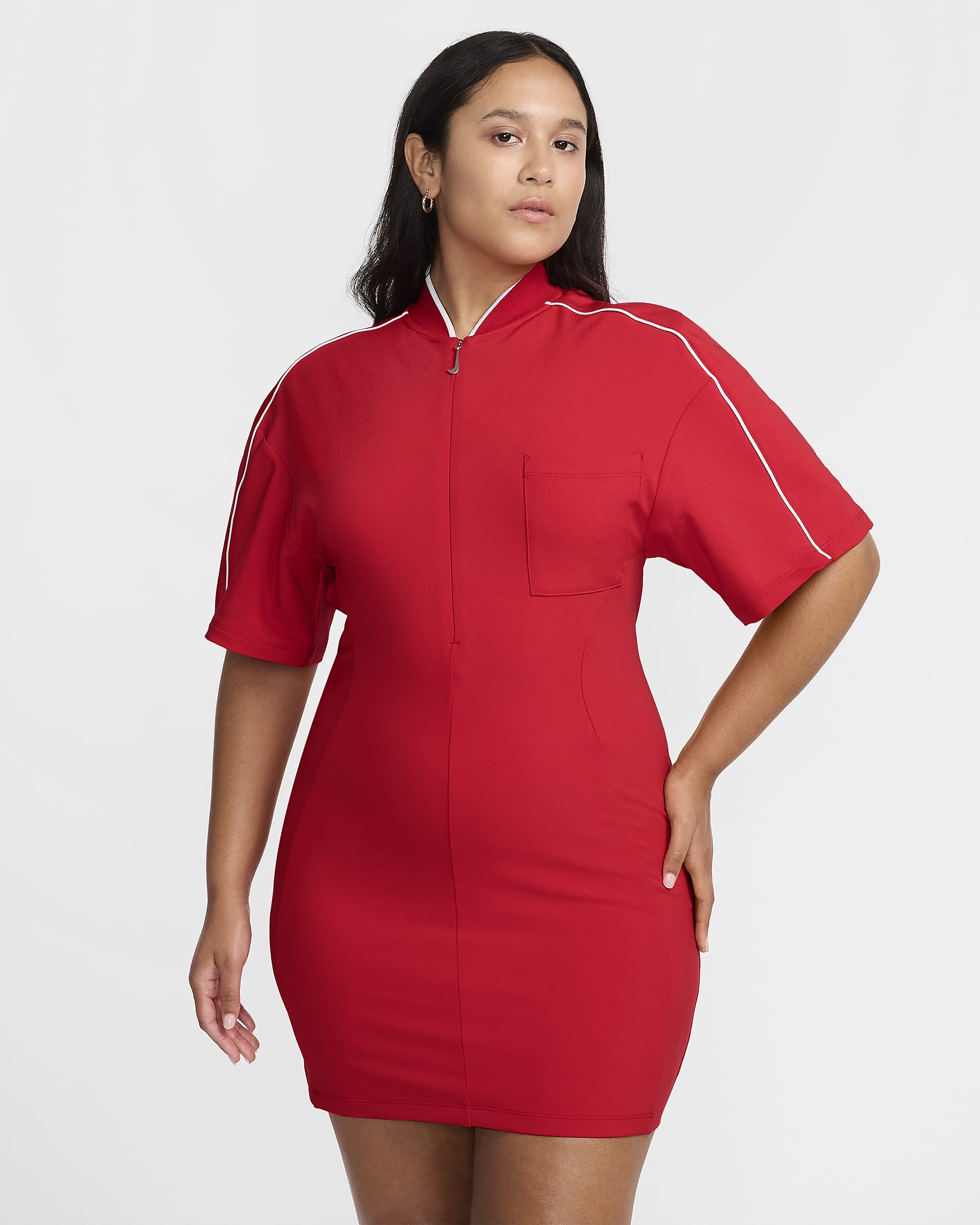 Vestido Nike x Jacquemus para mulher - Vermelho University/Branco