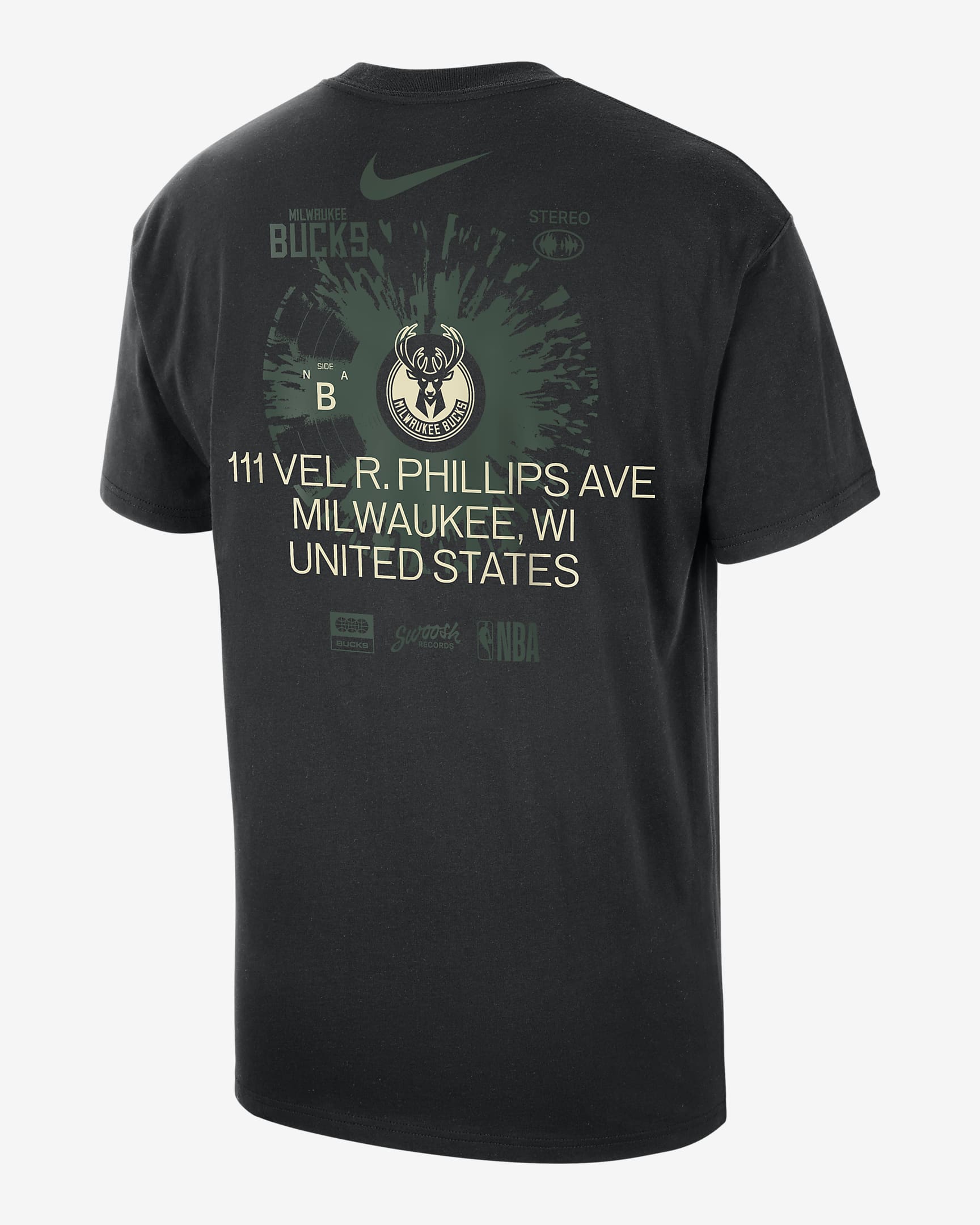 milwaukee bucks nike shirt