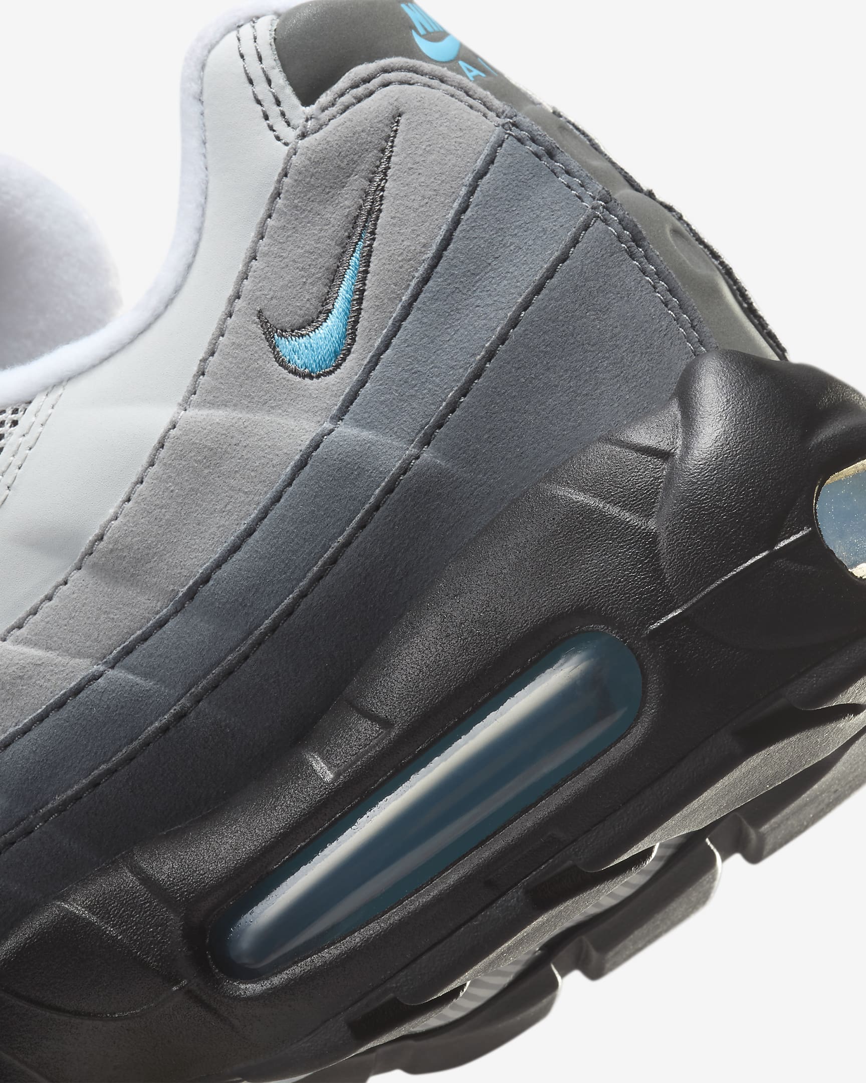 Sapatilhas Nike Air Max 95 - Cinzento Iron/Cinzento Smoke/Cinzento Smoke claro/Azul Baltic