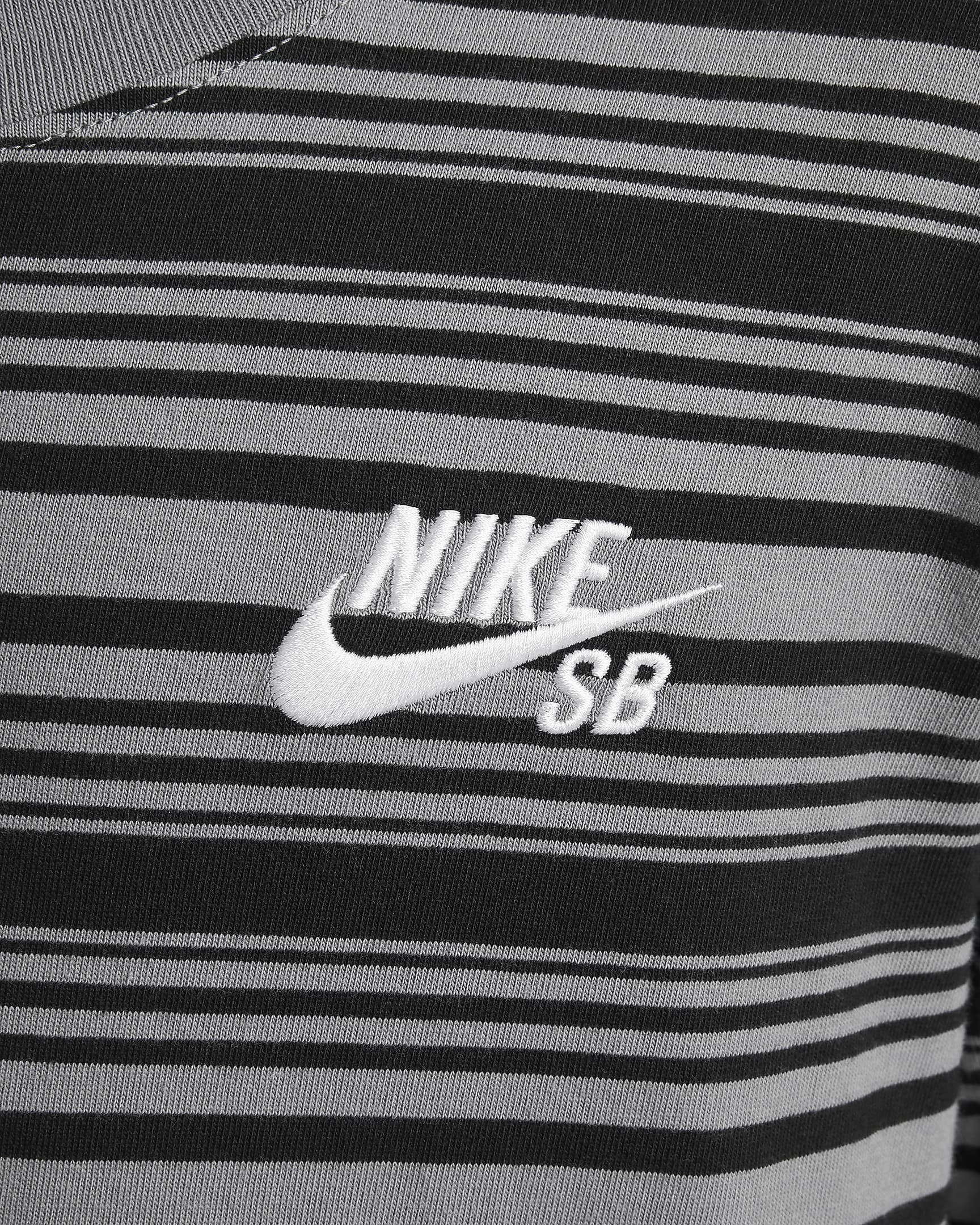 Nike SB Camiseta de skateboard de manga larga - Niño/a - Negro/Smoke Grey