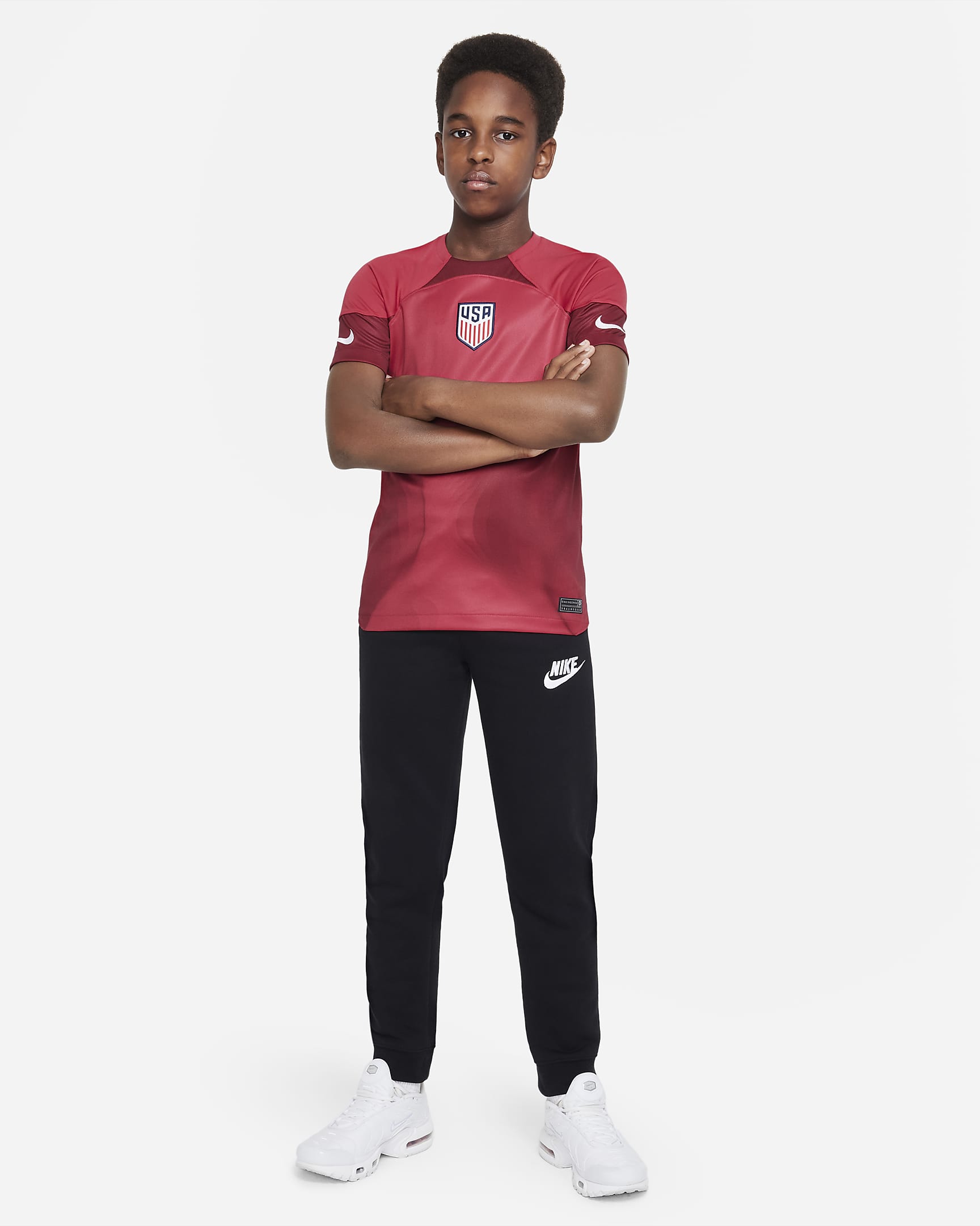 U.S. 2022/23 Stadium Goalkeeper Big Kids' Nike Dri-FIT Short-Sleeve ...