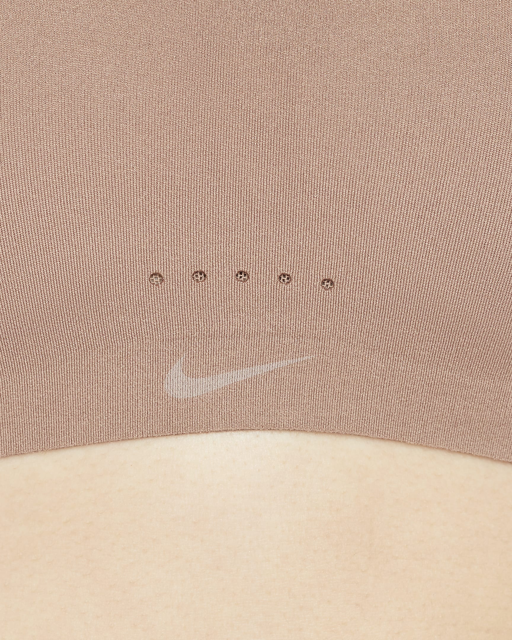 Nike Dri-FIT Alate Women's Minimalist Light-Support Padded Sports Bra - Desert Dust/Desert Dust/Red Bark