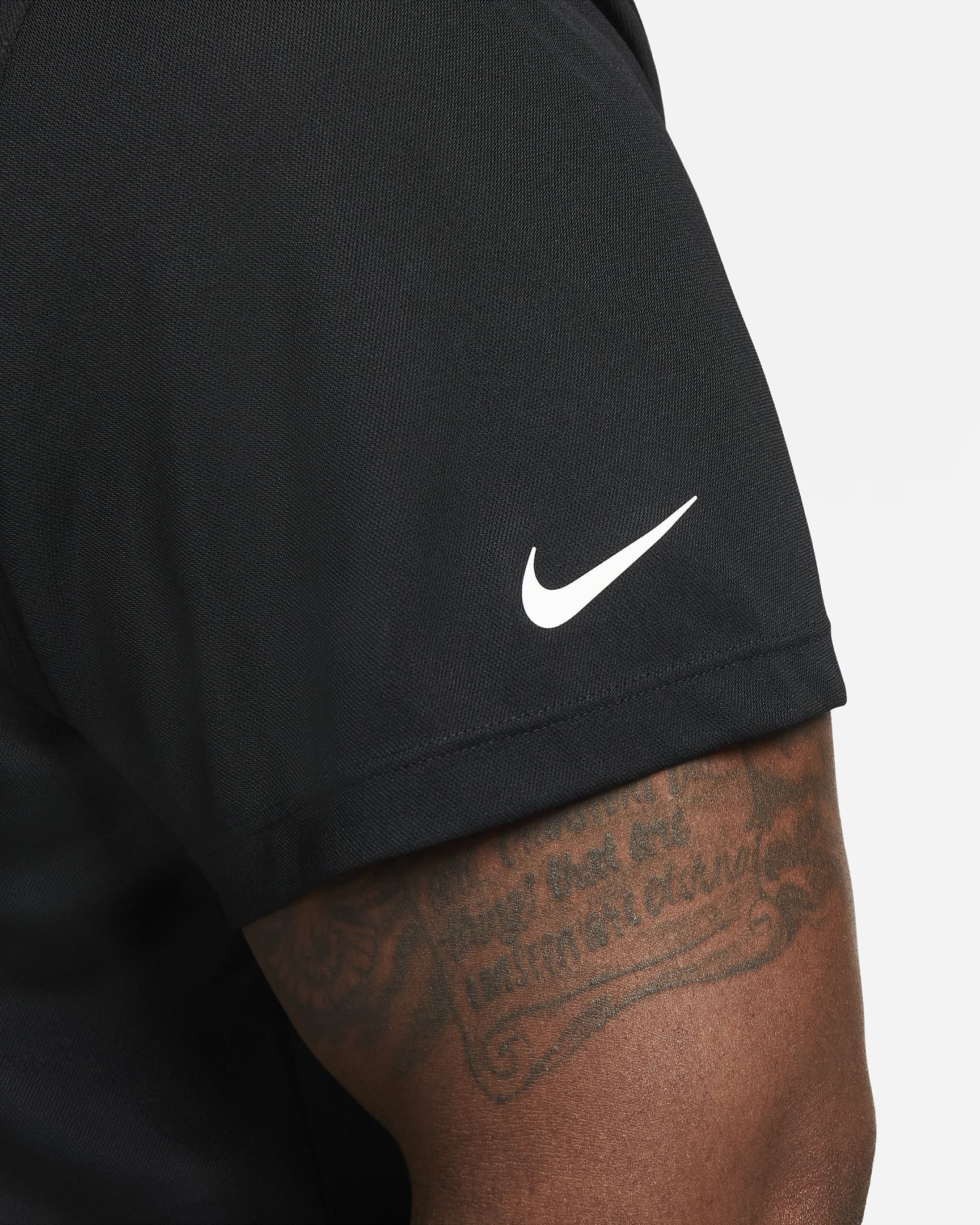 Golfpikétröja Nike Dri-FIT Victory för män - Svart/Vit