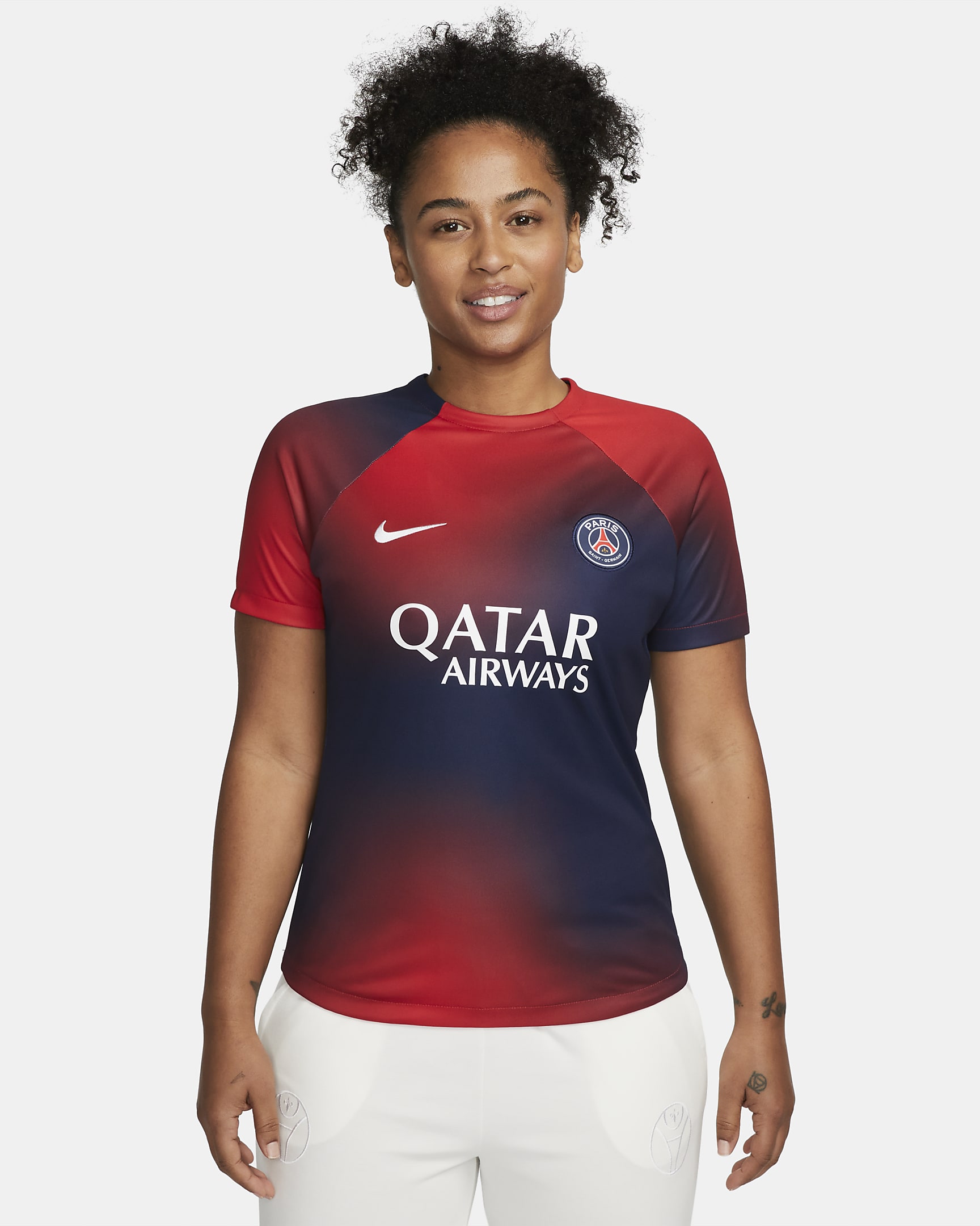 Paris Saint-Germain Academy Pro Women's Nike Dri-FIT Pre-Match Football ...