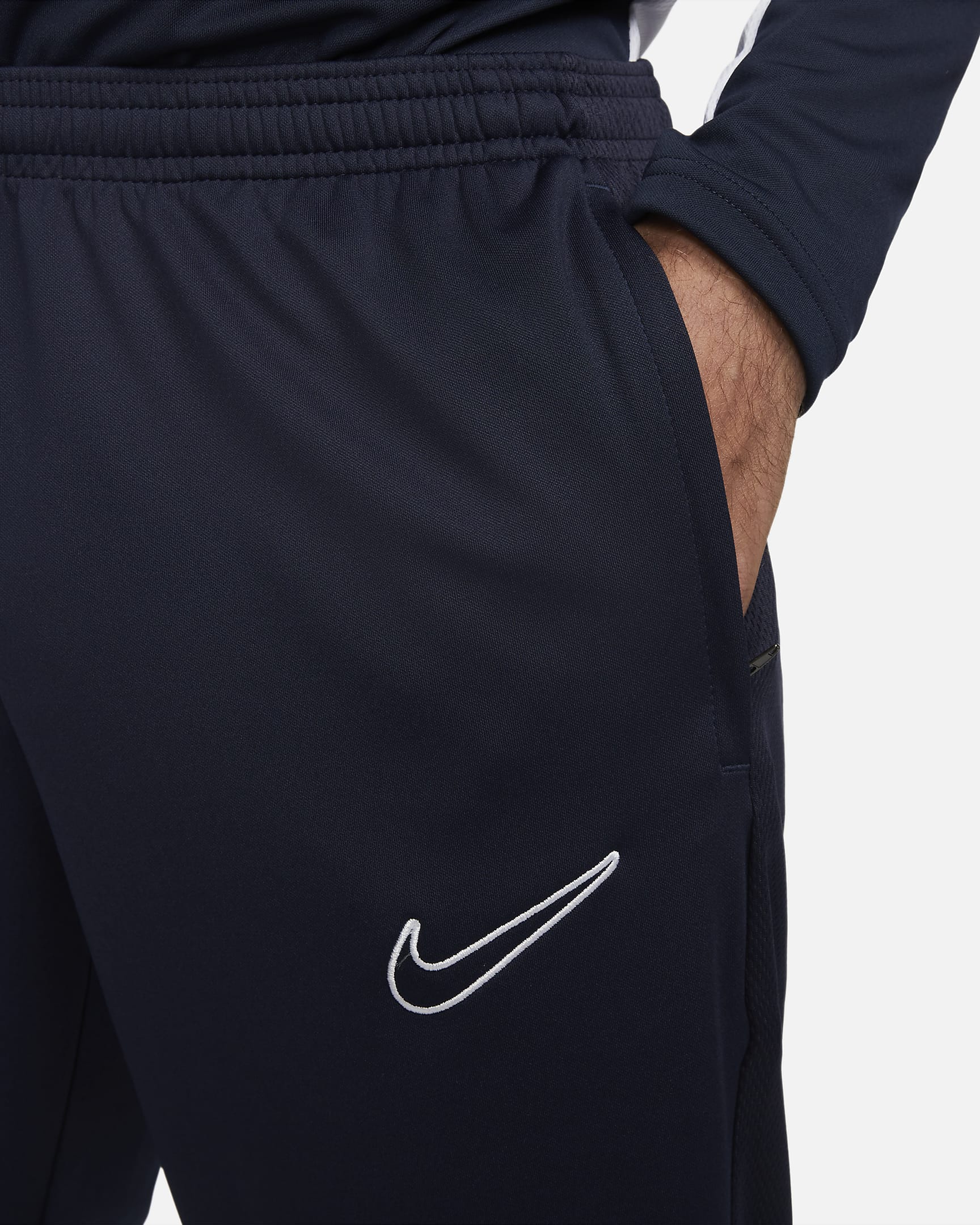 Pantalon de foot Nike Dri-FIT Academy pour homme - Obsidian/Obsidian/Obsidian/Blanc