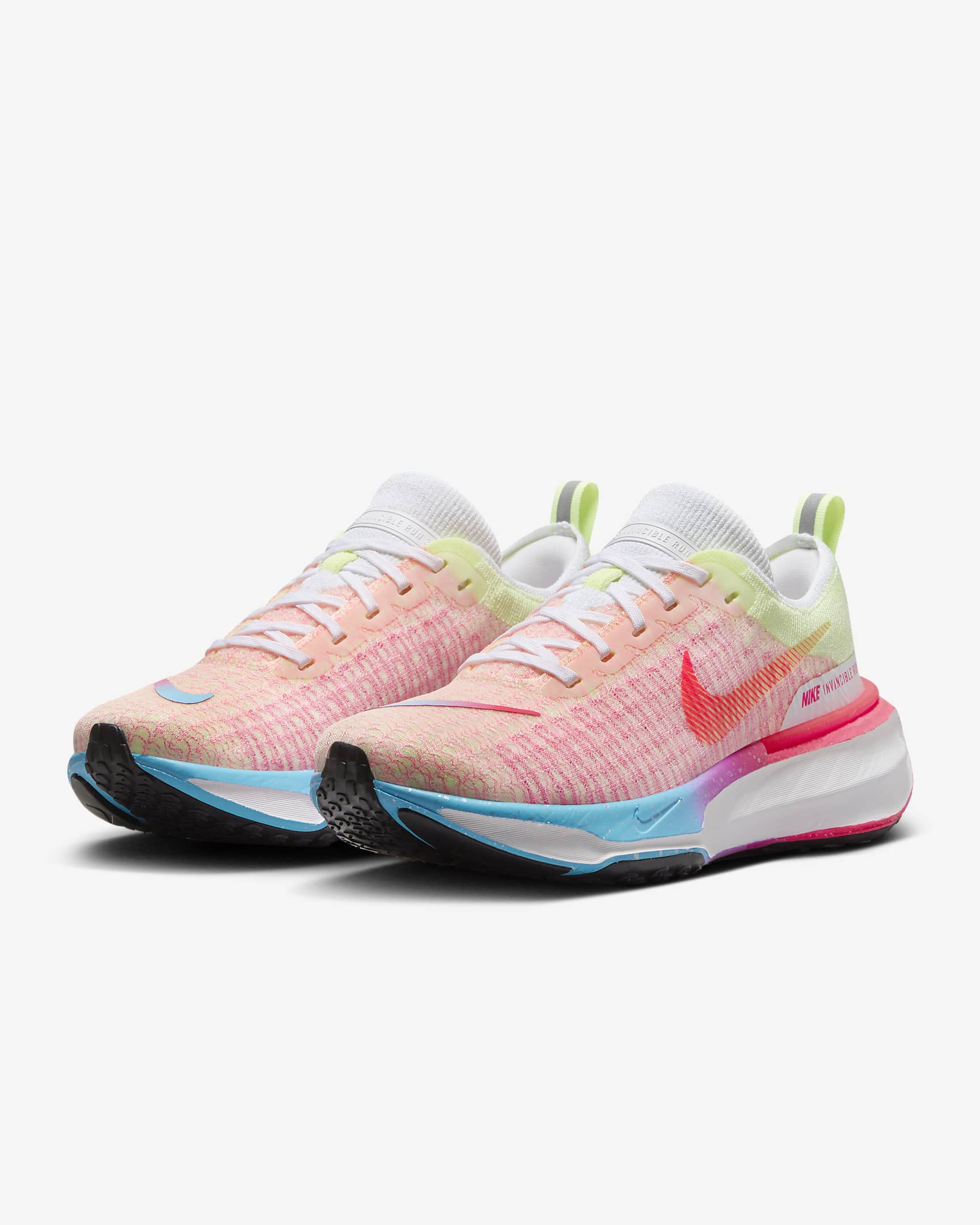 Tenis de correr en carretera para mujer Nike Invincible 3 - Voltio ligero/Blanco/Espuma rosa/Hiperrosa